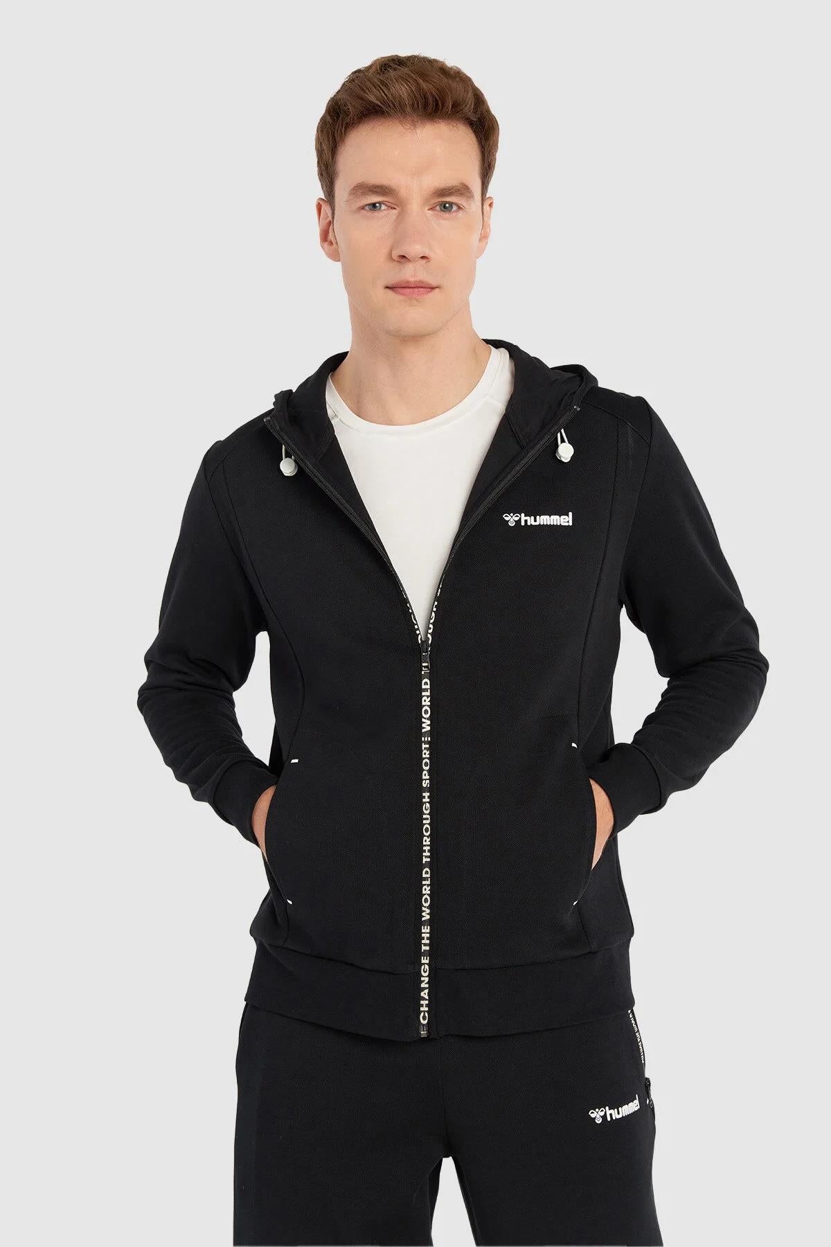 Hummel Jensen Erkek Fermuarlı Sweat 921993-2001