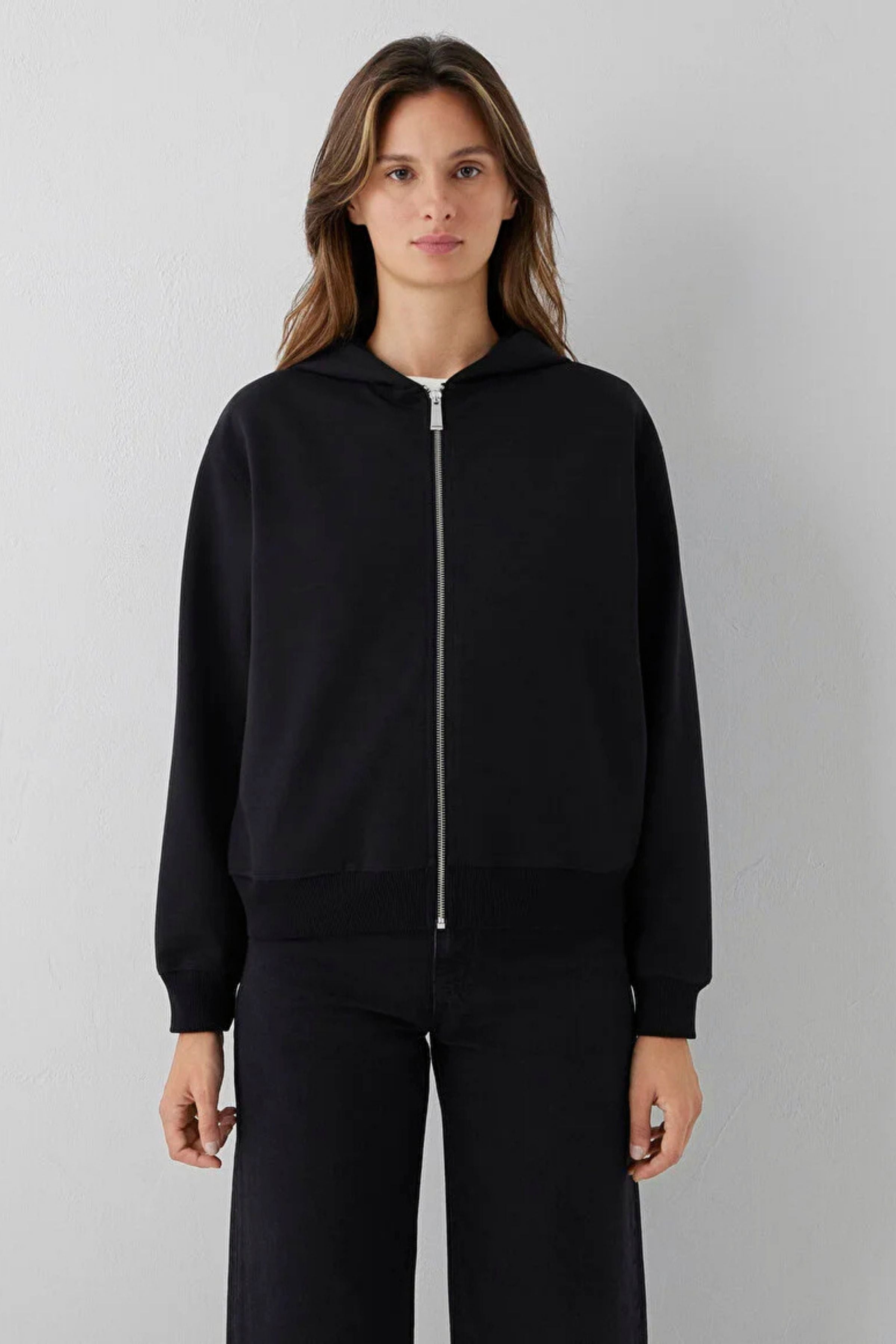 Mavi Fermuarlı Kadın Sweat M1s10569