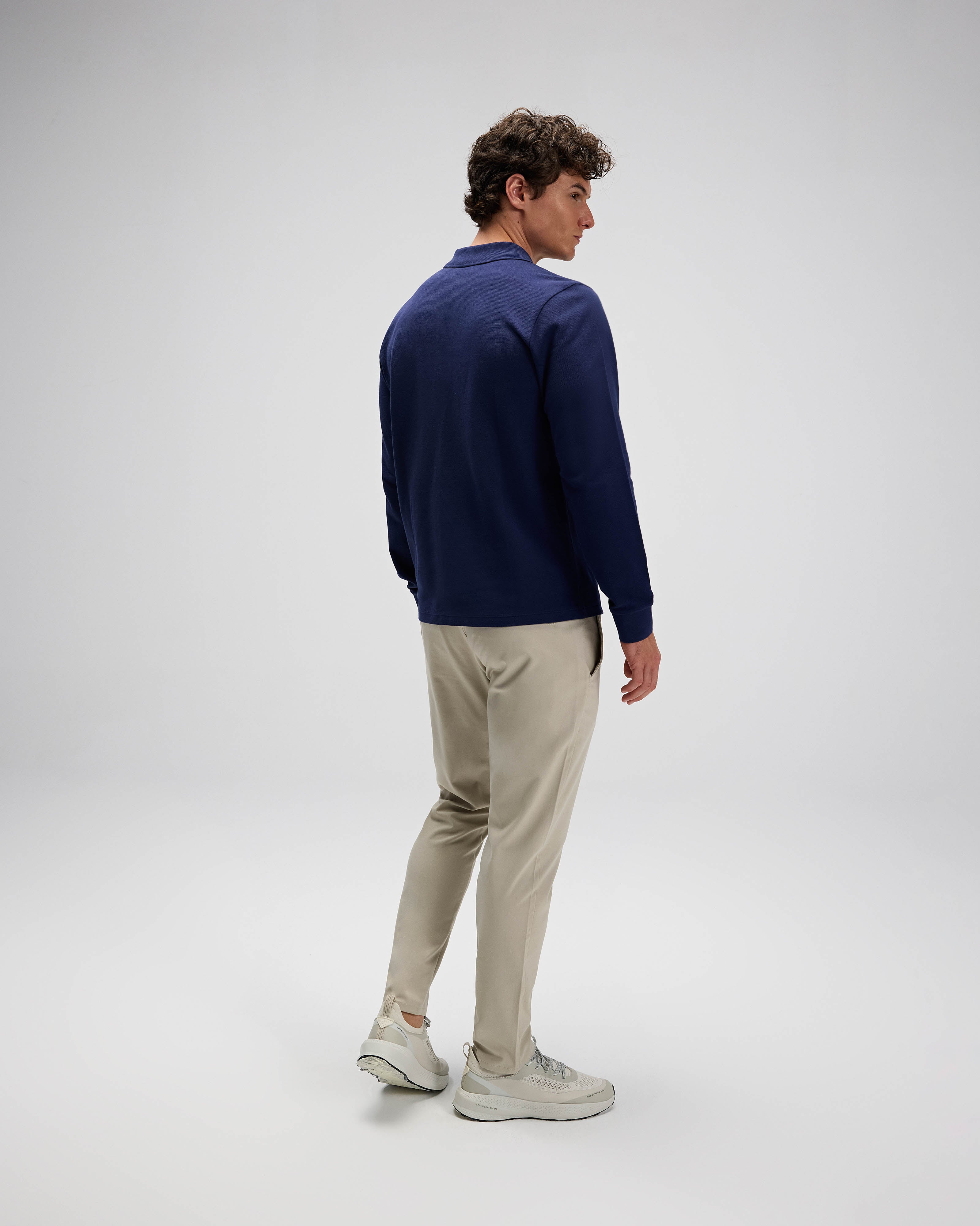Ellesse Erkek Polo Sweatshirt Em582-Nv