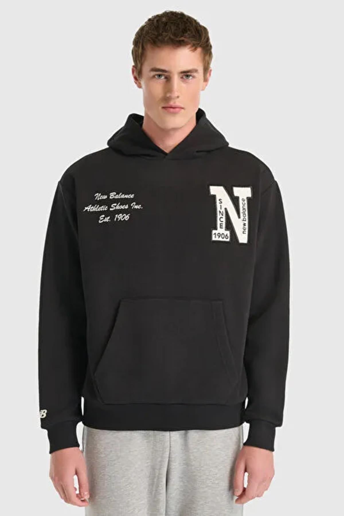 New Balance Lifestyle Unısex Sweat Unh3534-Bk