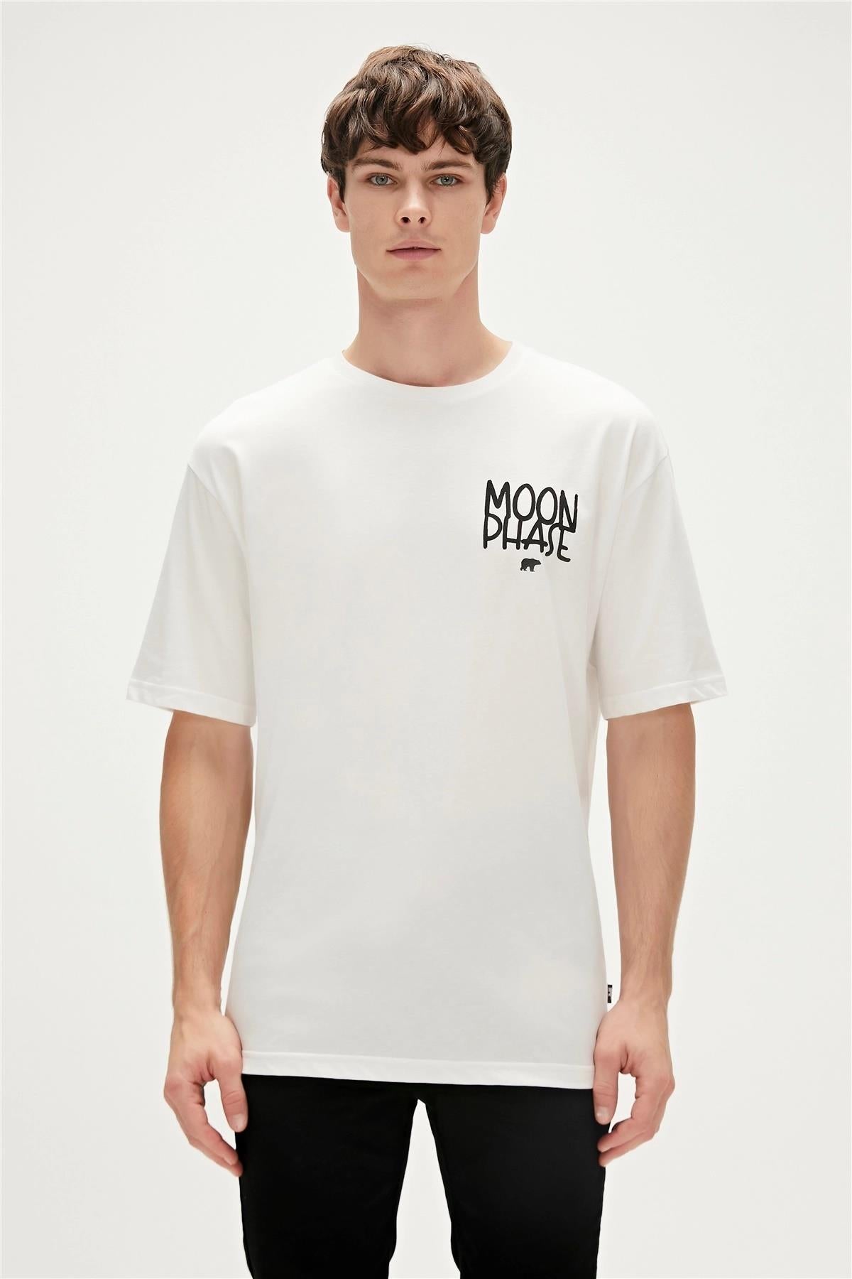 Bad Bear Moon Phase Erkek Tişört 230107030-C04