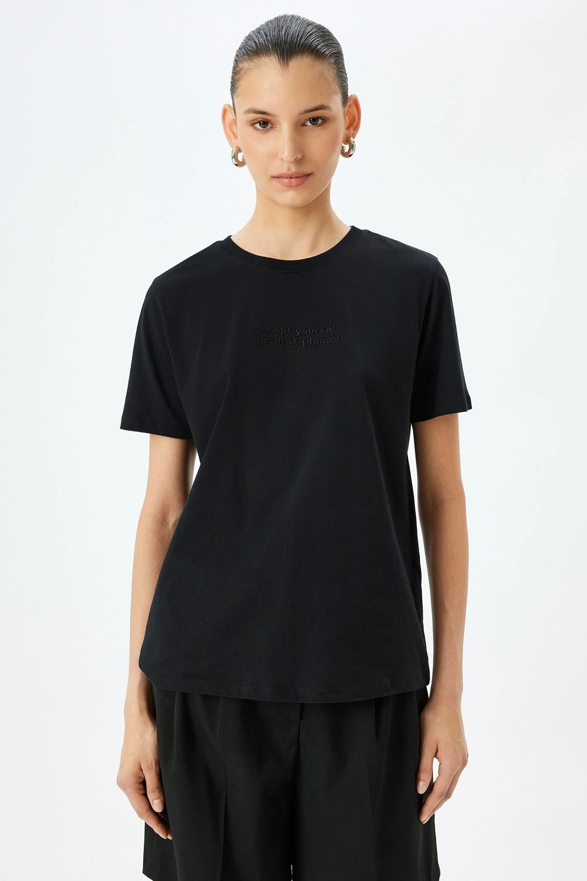 Koton Kadın Tişört 5Sak50080Ek999