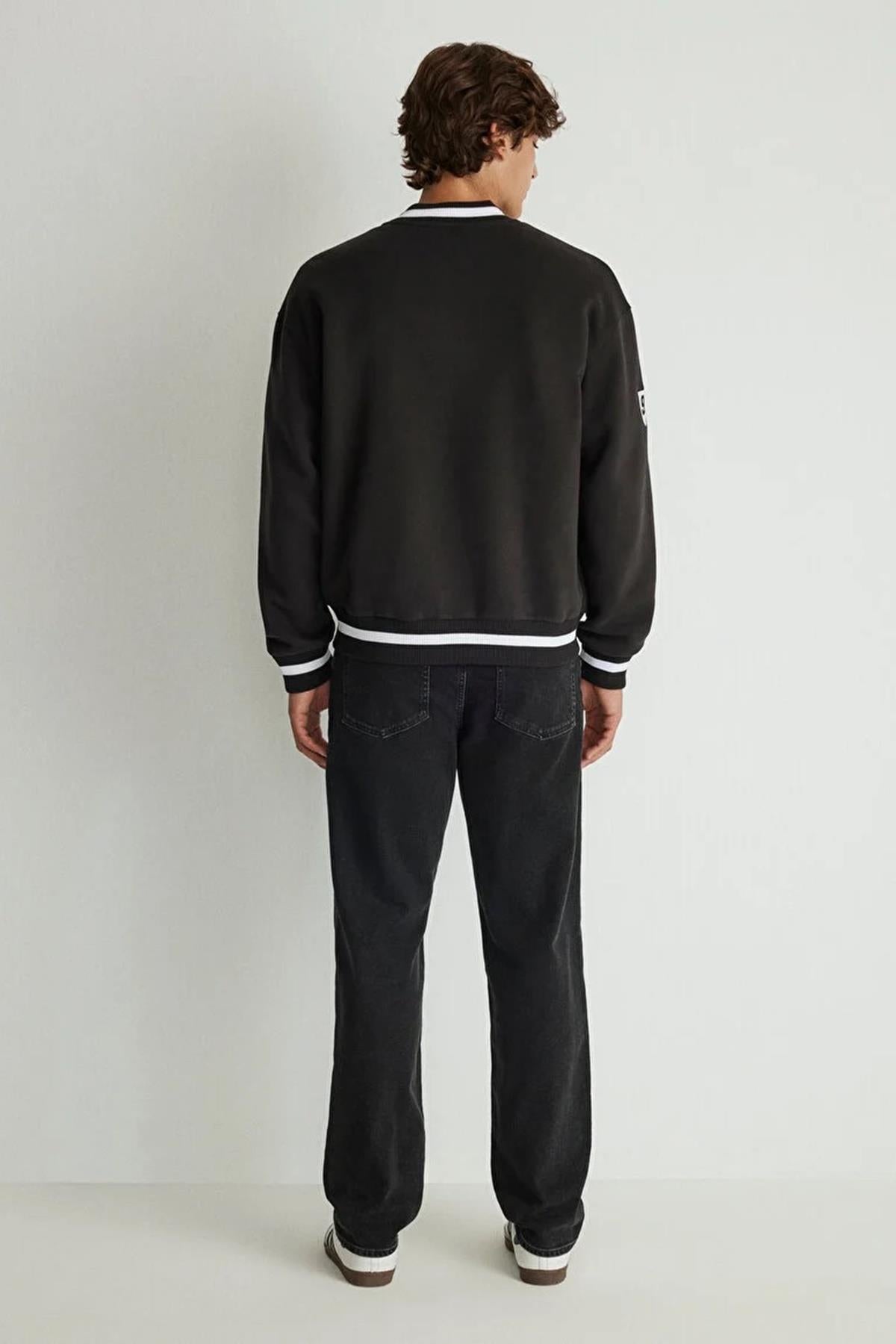 Mavi M Baskılı Erkek Sweat M0S10167-9