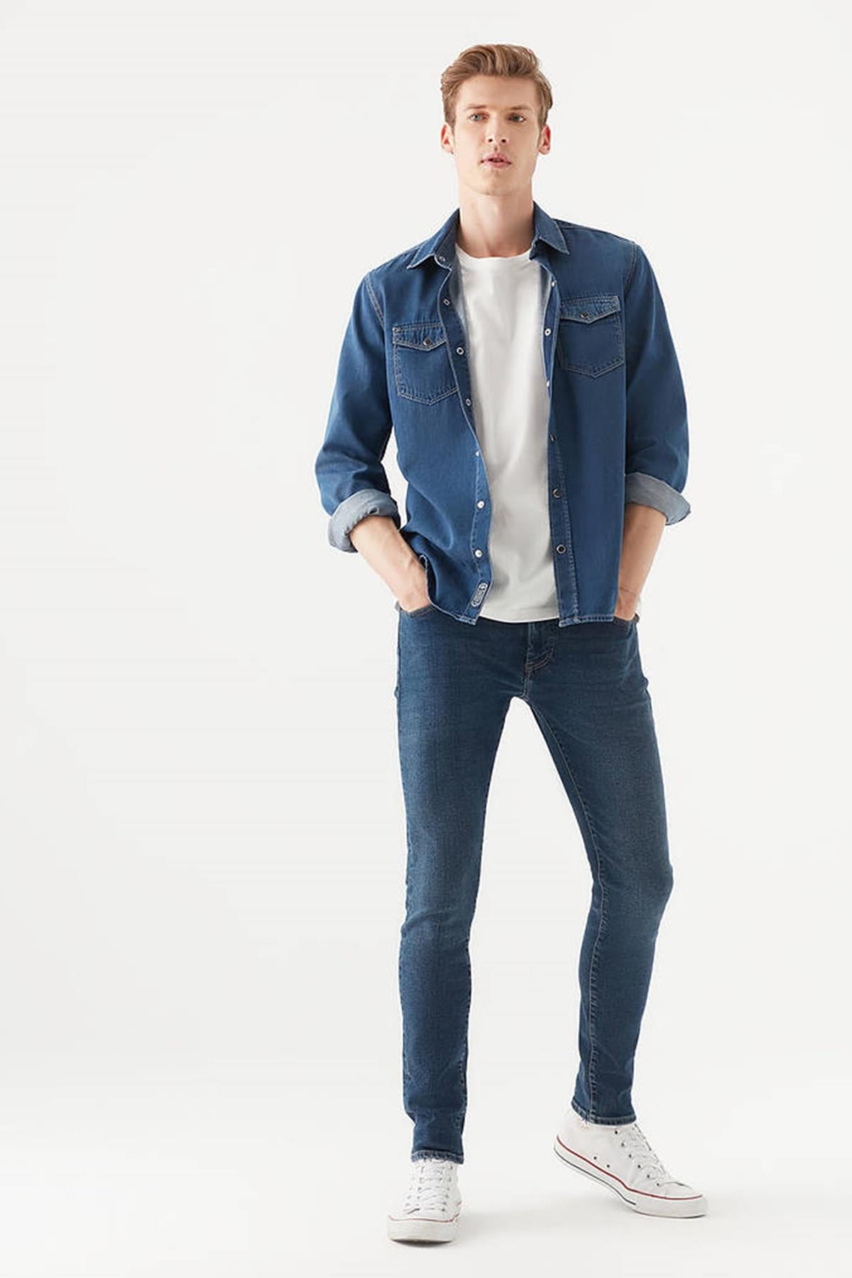 Mavi James Dark 90S Erkek Jean Pantolon 0042433452