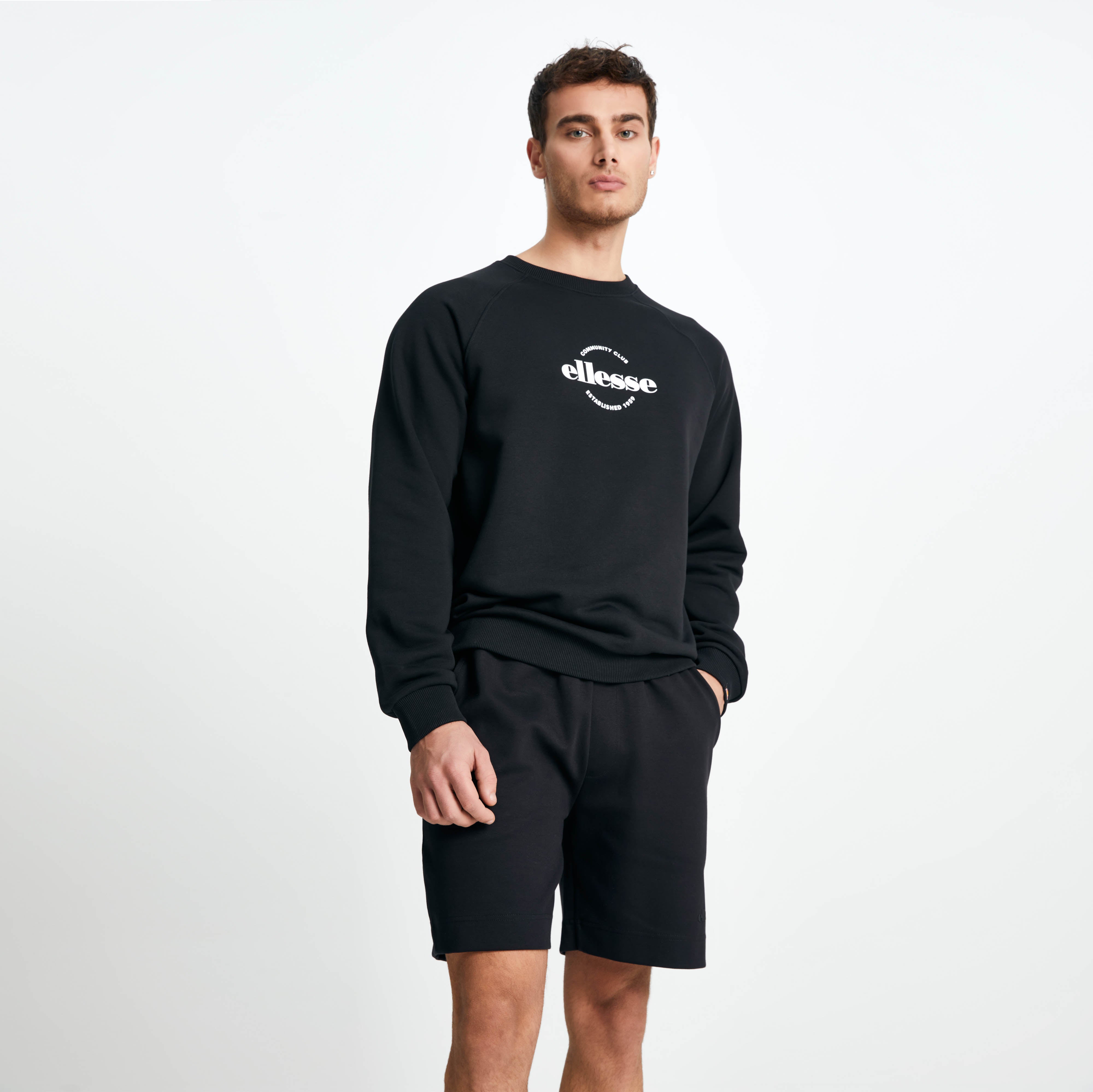 Ellesse Erkek Sweatshırt Em164-Bk