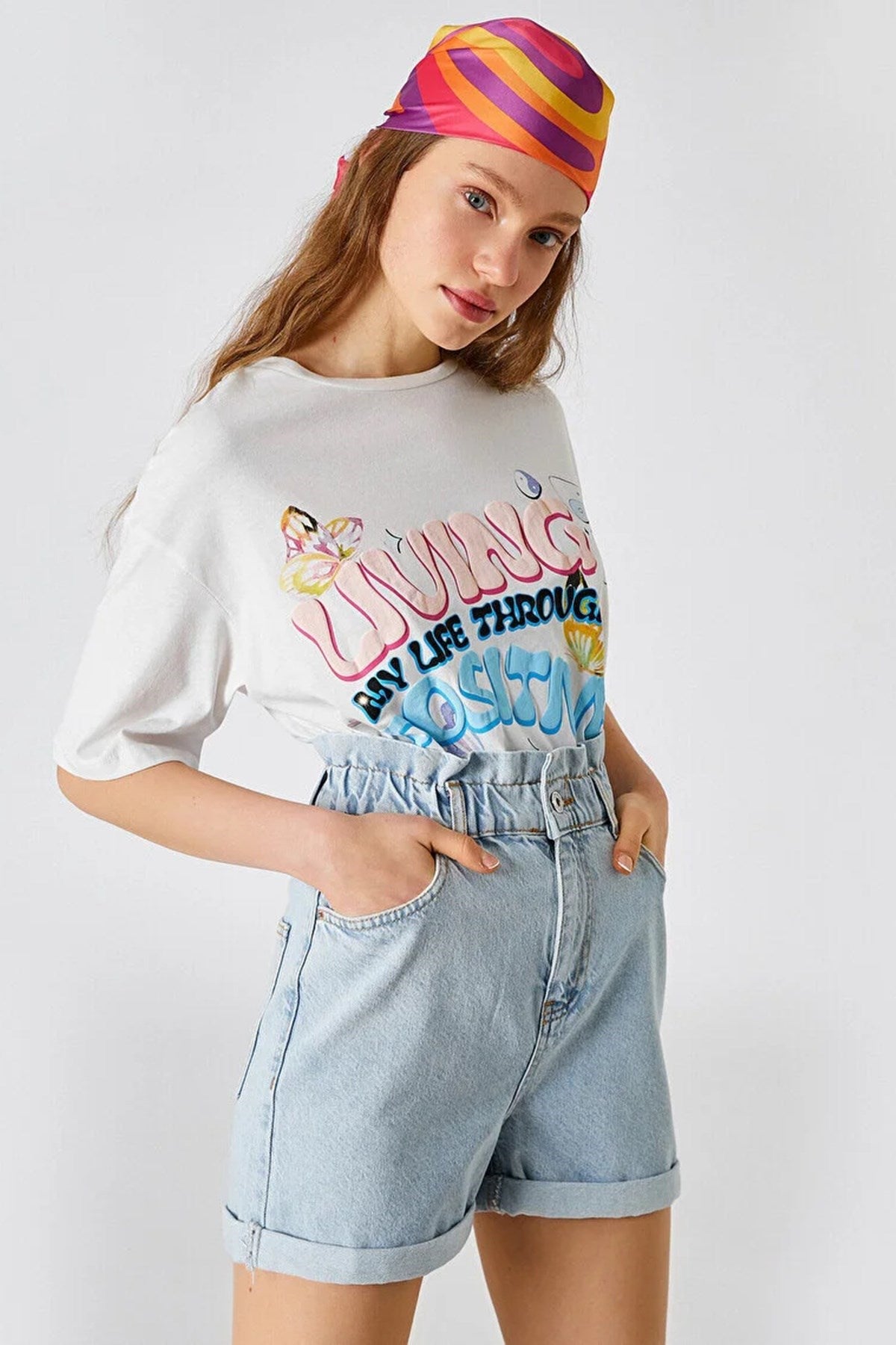 Koton Kadın Jean Şort 22626