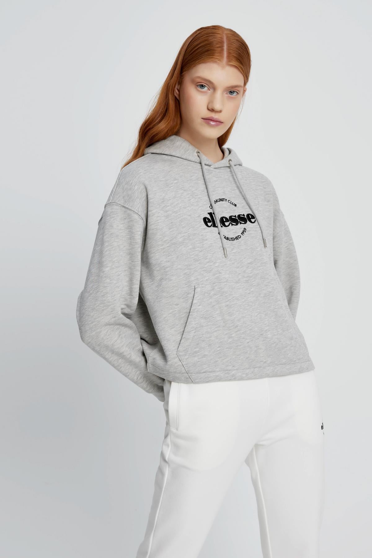 Ellesse Kadın Kapüşonlu Sweatshirt EF037-GR