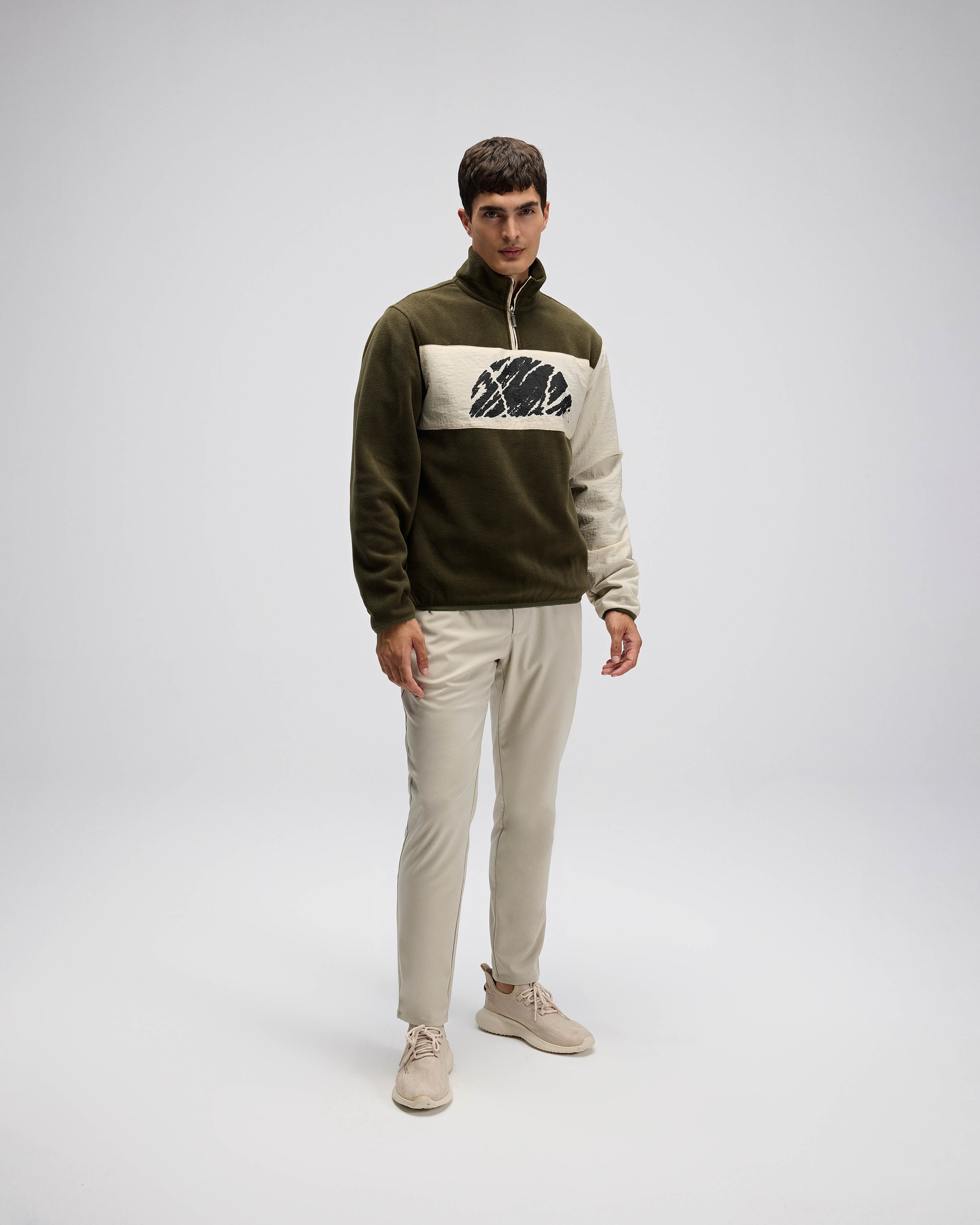 Ellesse Erkek Yarım Fermuarlı Sweat Em519-Kh