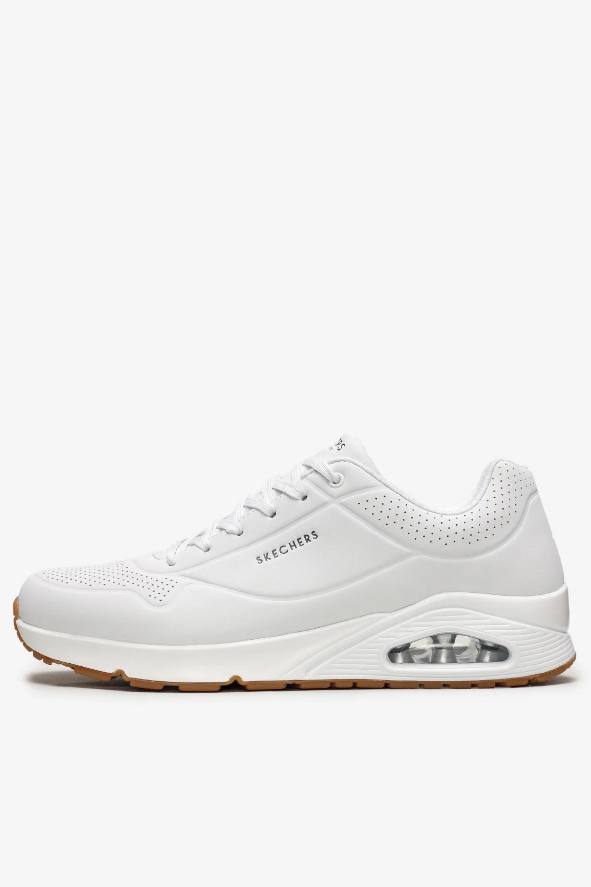 Skechers Uno Erkek Ayakkabı 52458 Wht