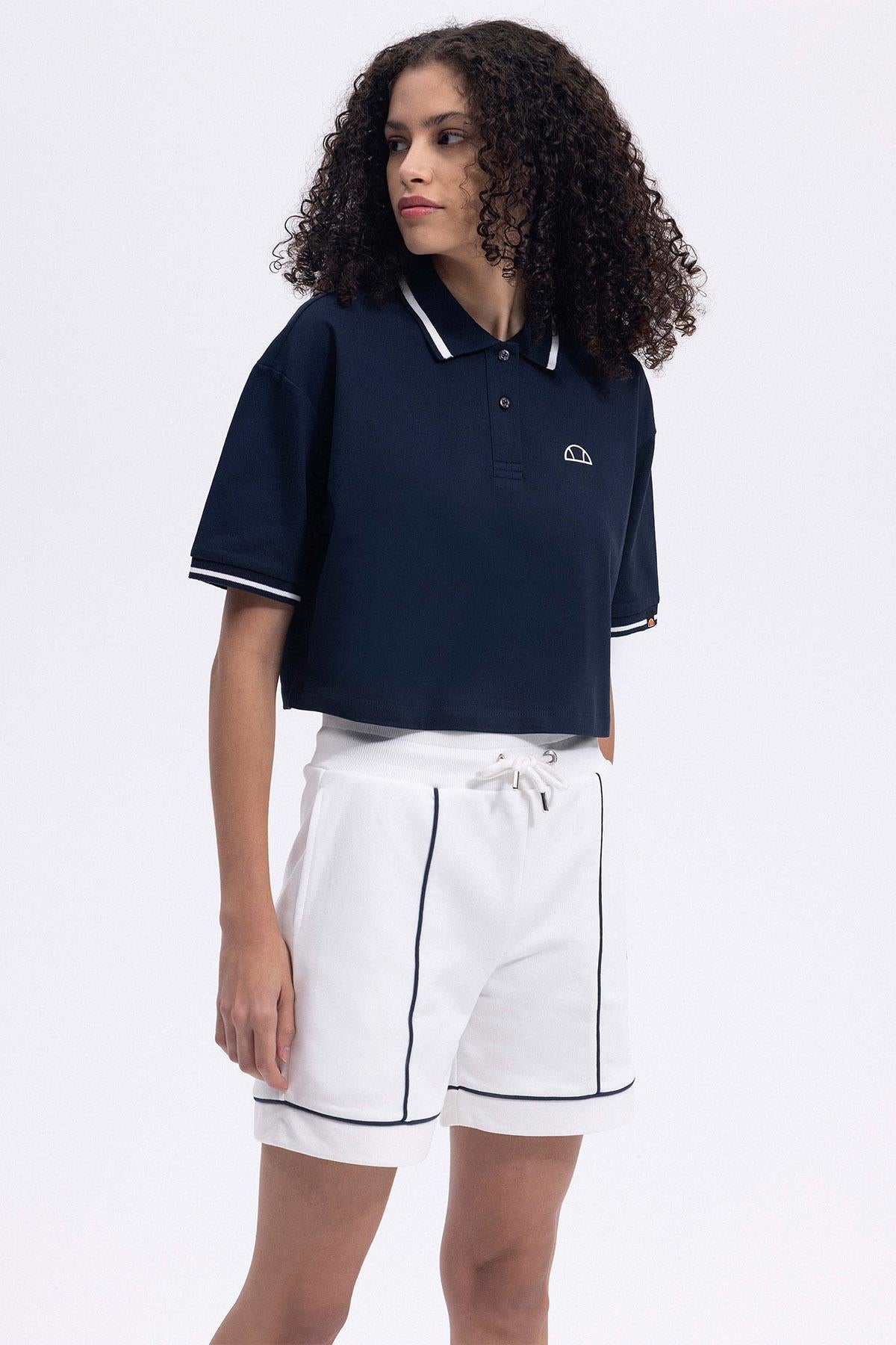 Ellesse Kadın Polo Yaka Tişört EF387-NV