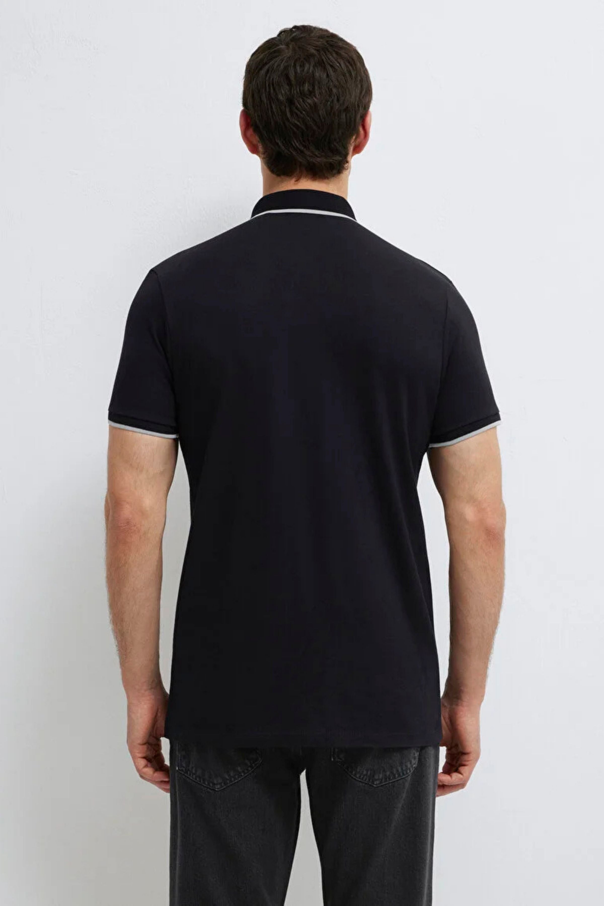 Mavi Polo Siyah Erkek Tişört M0613266-900
