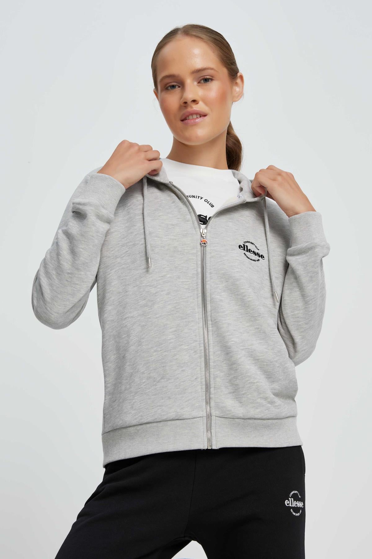 Ellesse Kadın Kapüşonlu Sweatshirt EF038-GR