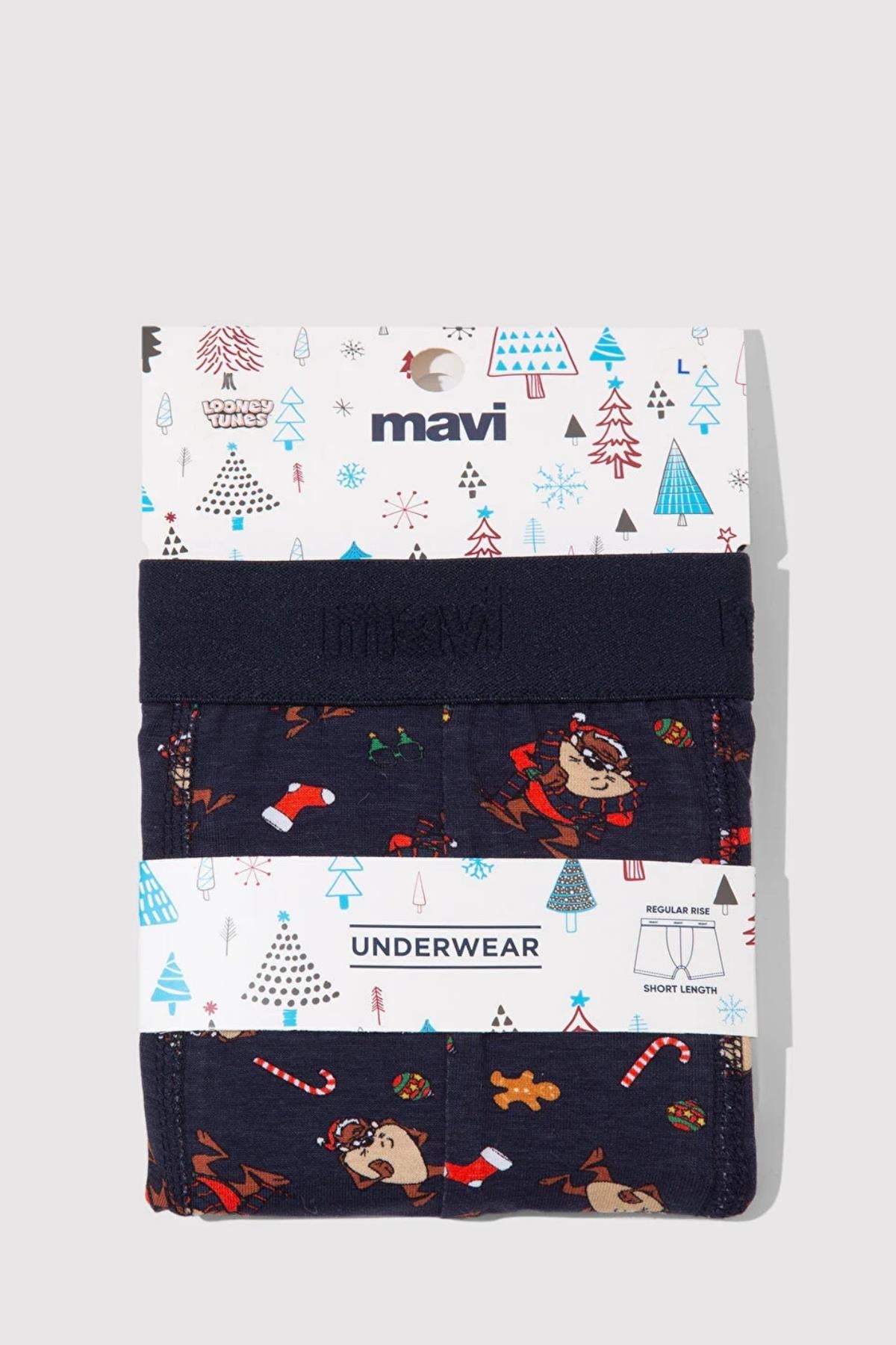 Mavi Koyu Lacivert Erkek Boxer M0912136-7