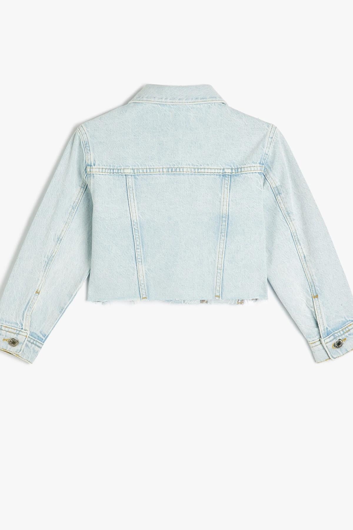 Koton Kız Çocuk Jean Ceket 36281