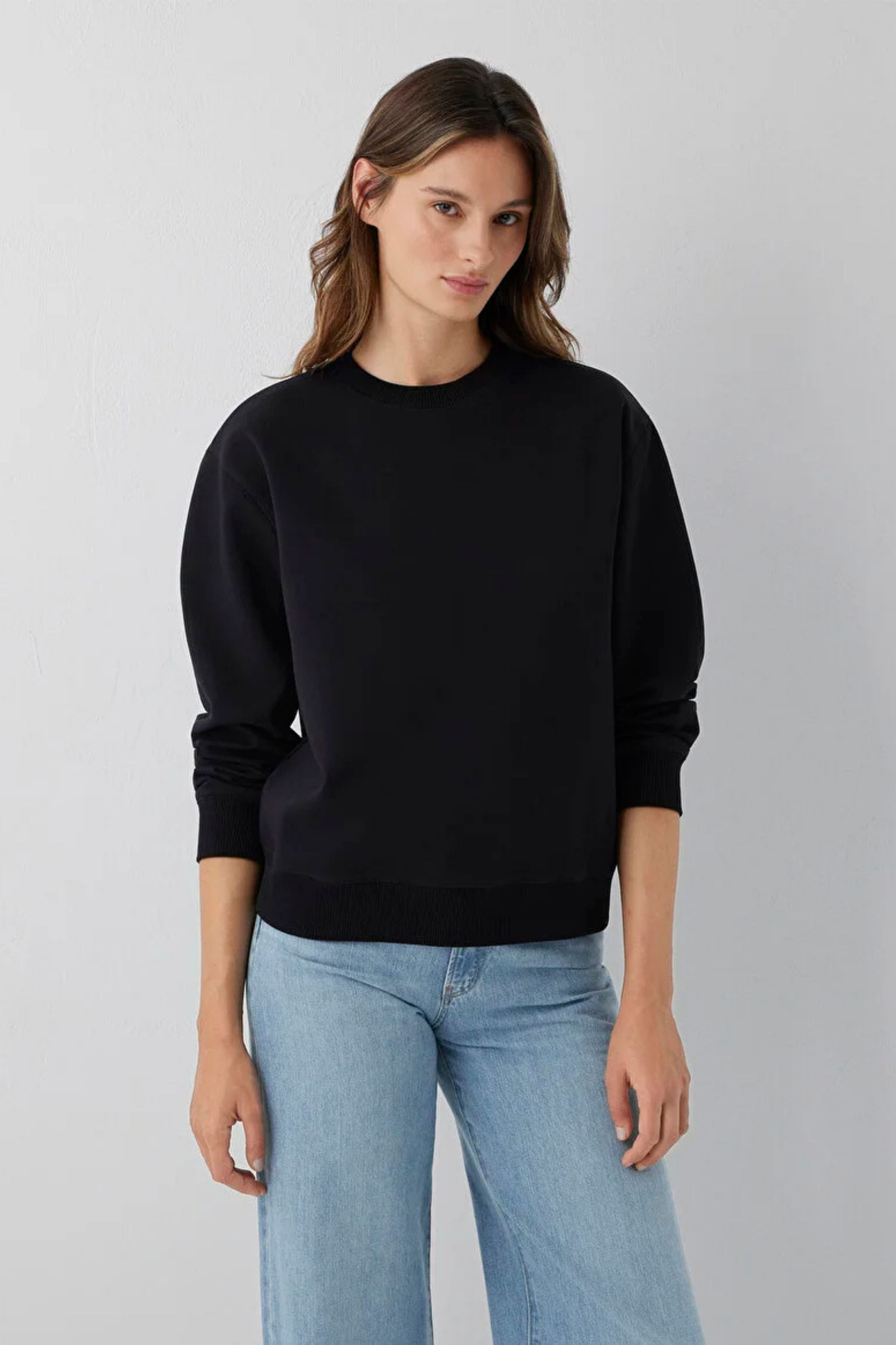 Mavi Yuvarlak Yaka Kadın Sweat M1s10571