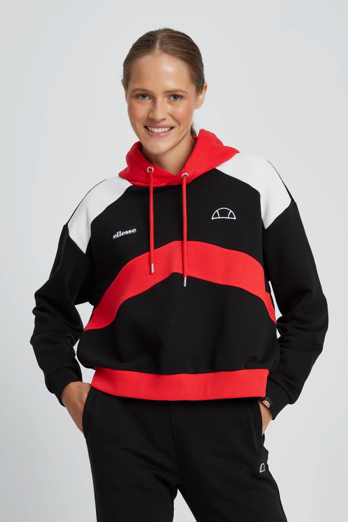Ellesse Kadın Kapüşonlu Sweatshirt EF062-BK