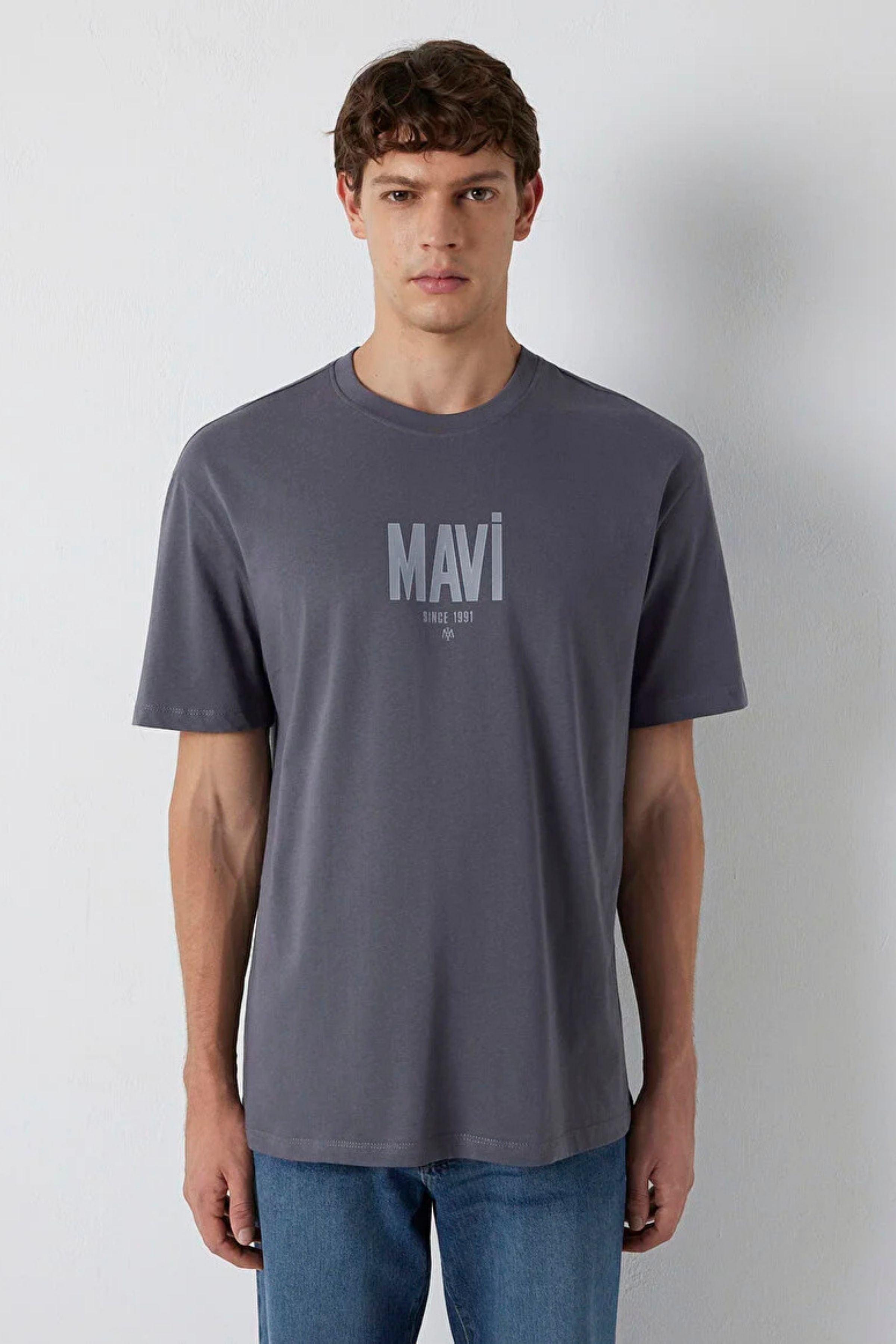 Mavi Logo Erkek Tişört M0613570-85540