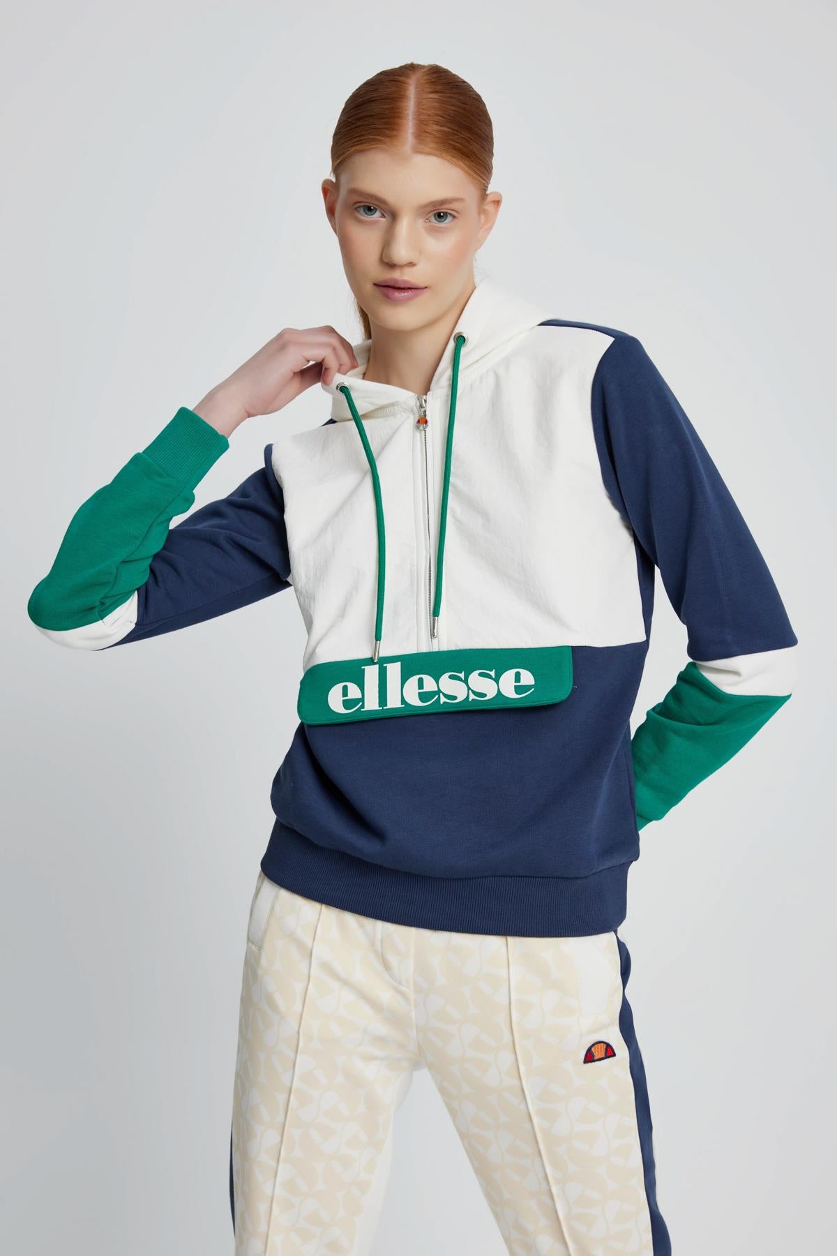 Ellesse Kadın Kapüşonlu Sweatshirt EF048-NV