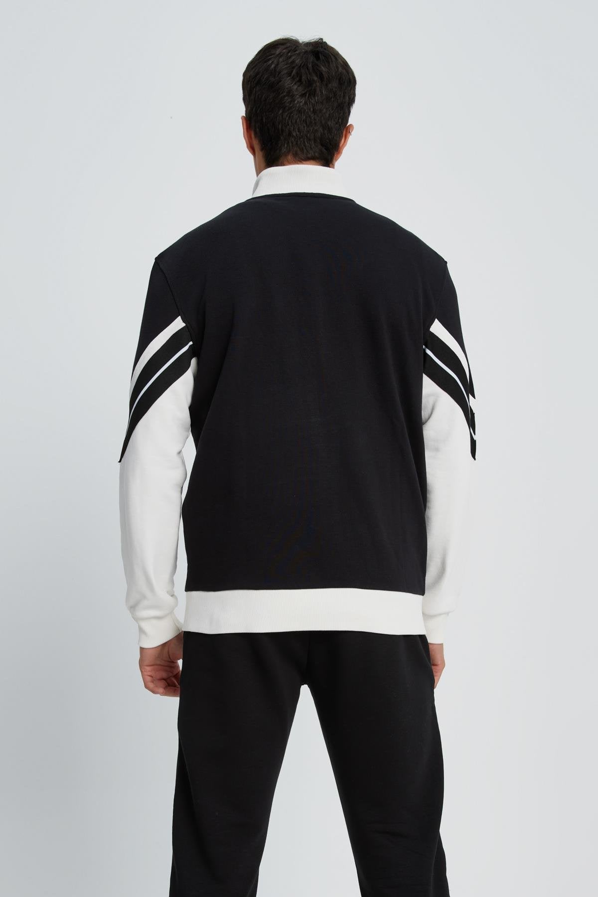Ellesse Erkek Fermuarlı Sweat EM084-BK