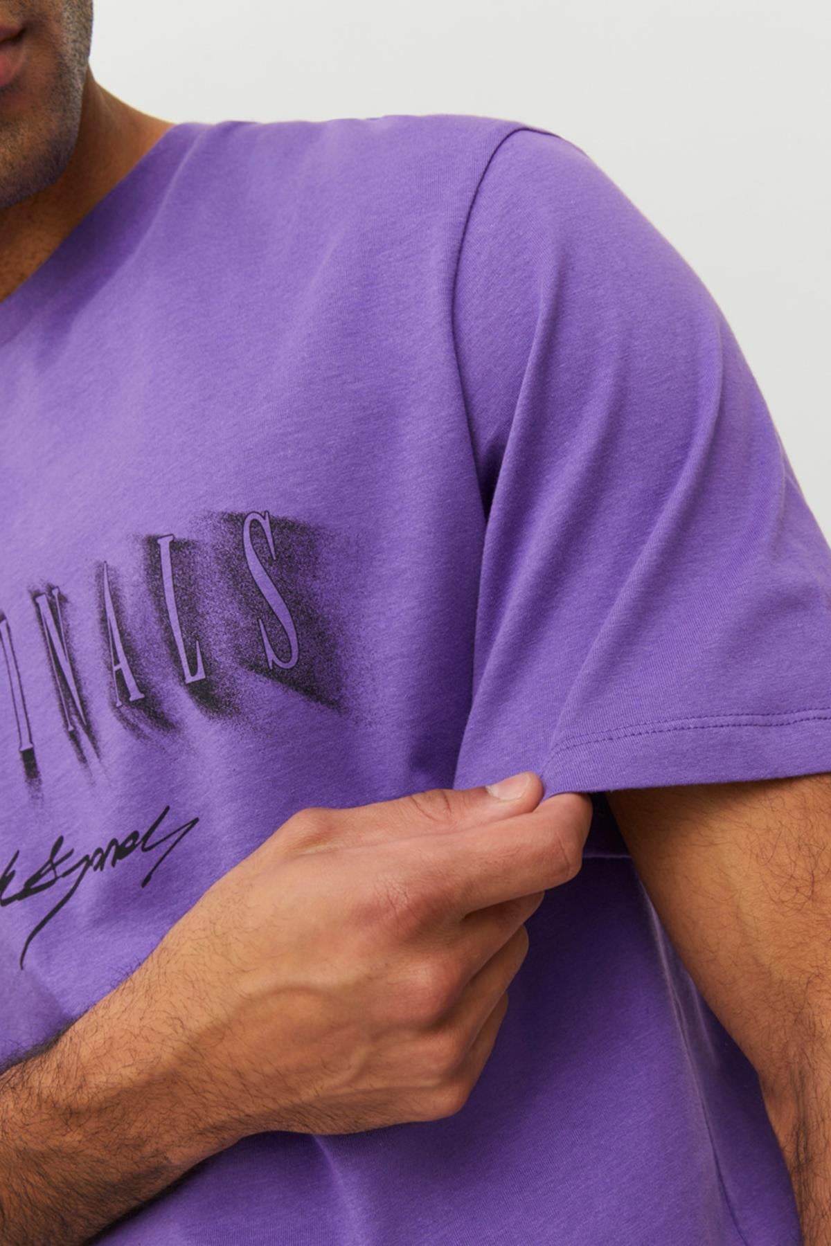 Jack&Jones Jorscrıpt Erkek Tişört 12230179