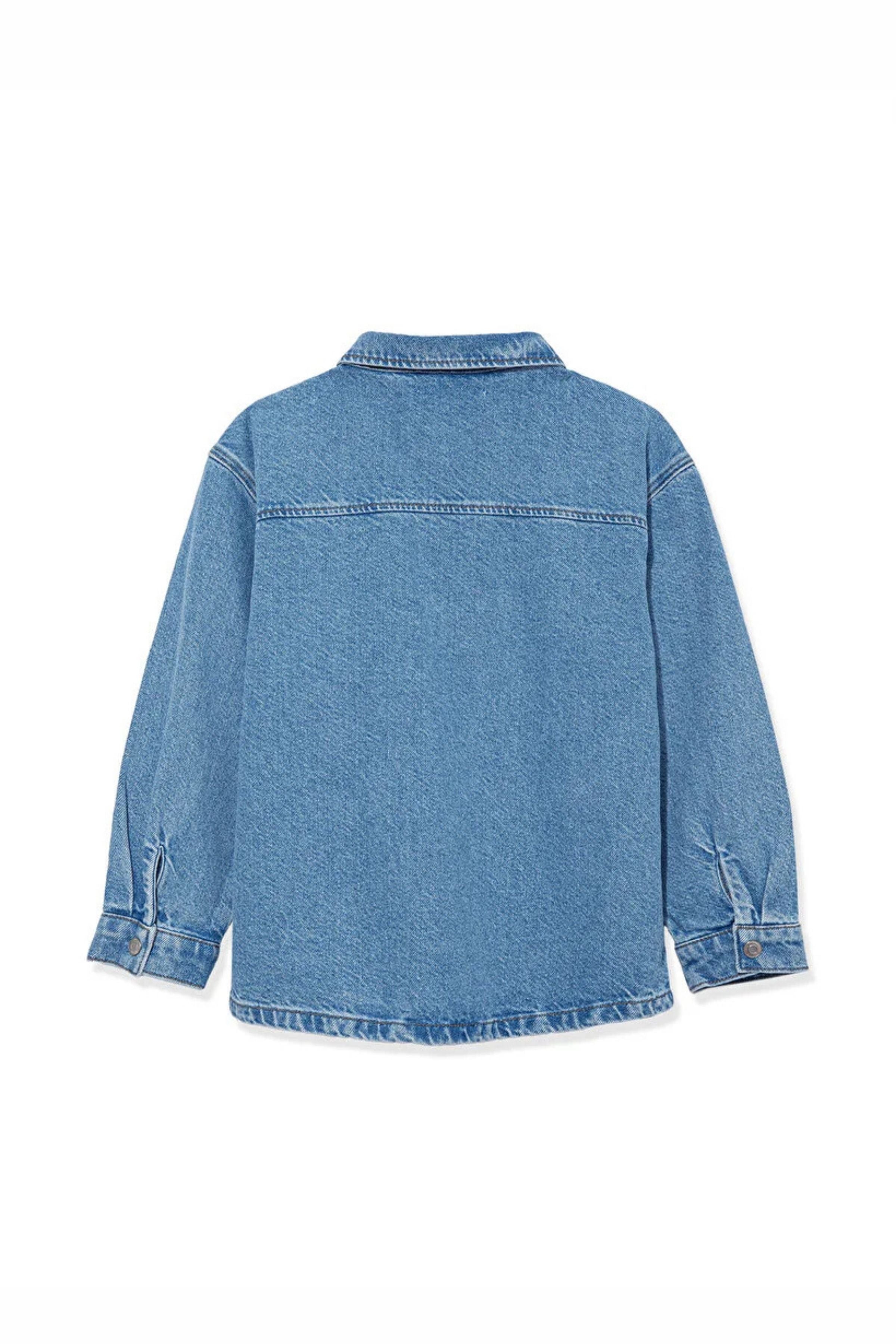 Mavi Bobbo Mid Blue Str Erkek Çocuk Jean Gömlek M6210000-86709