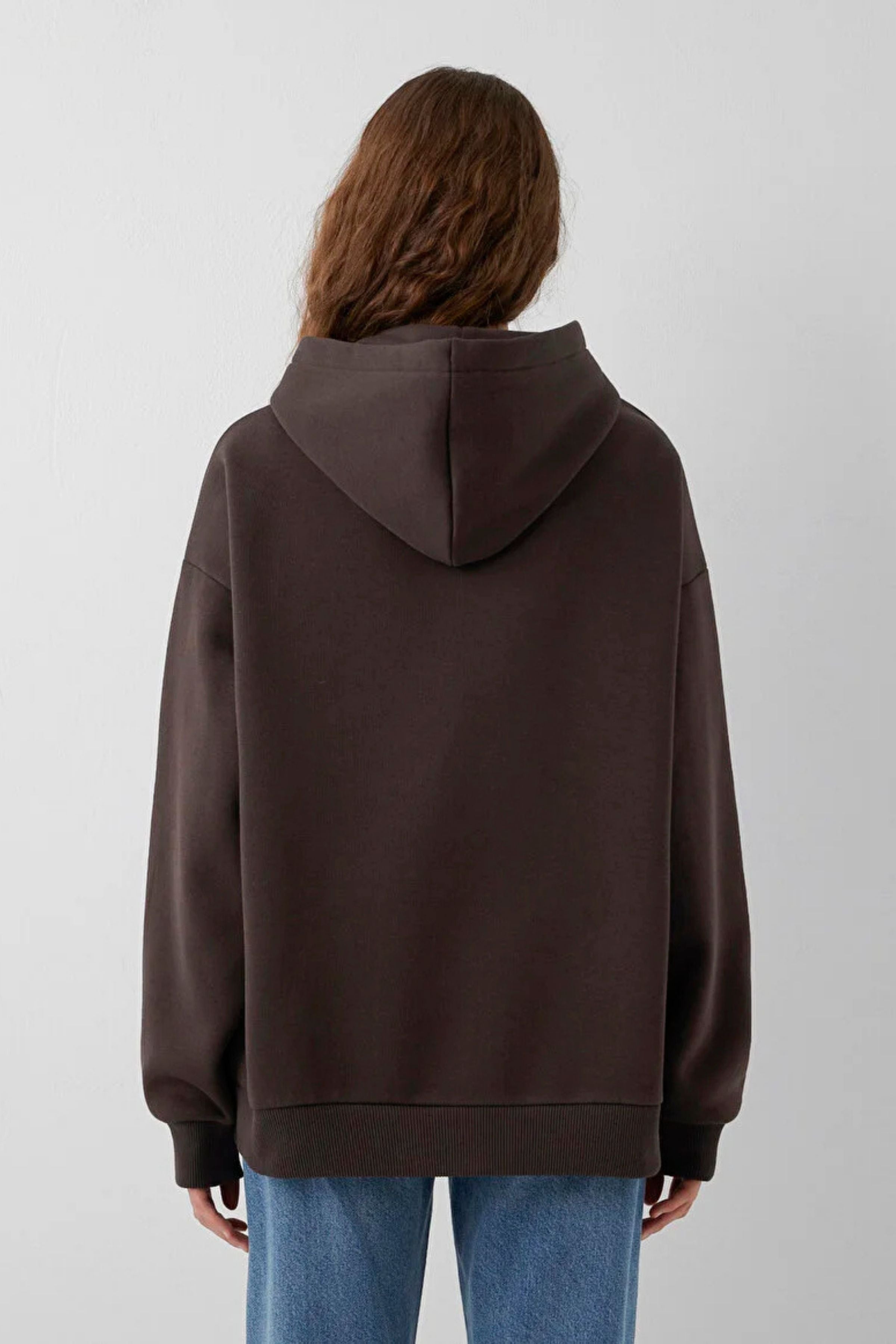 Mavi Kapüşonlu Kadın Sweat M1600361