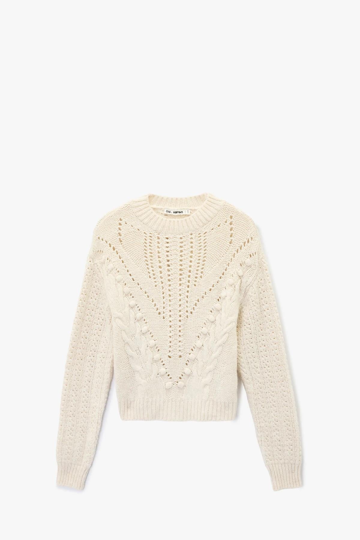 Koton Kadın Kazak 6Wal90189Ht010