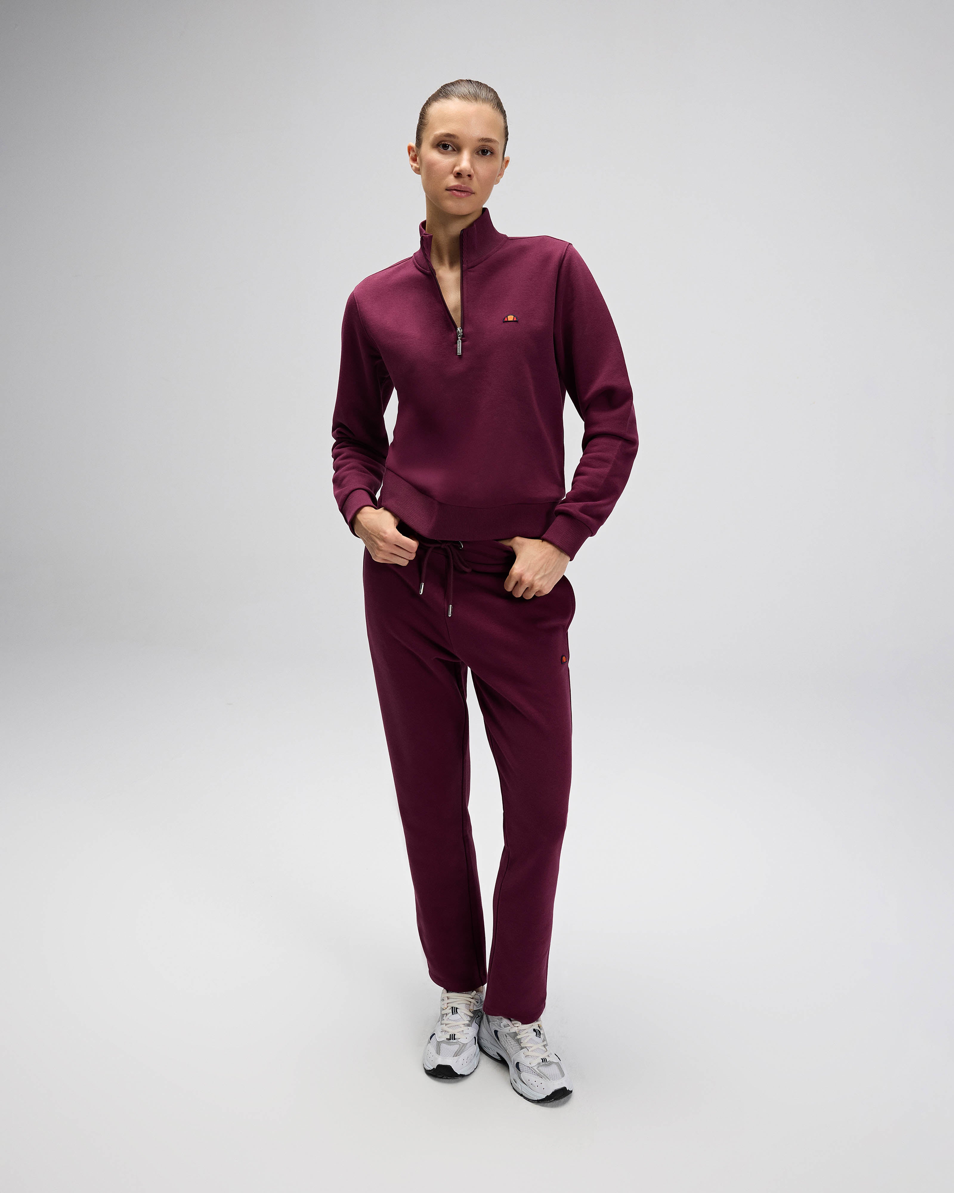 Ellesse Kadın Yarım Fermuarlı Sweat Ef557-Brd