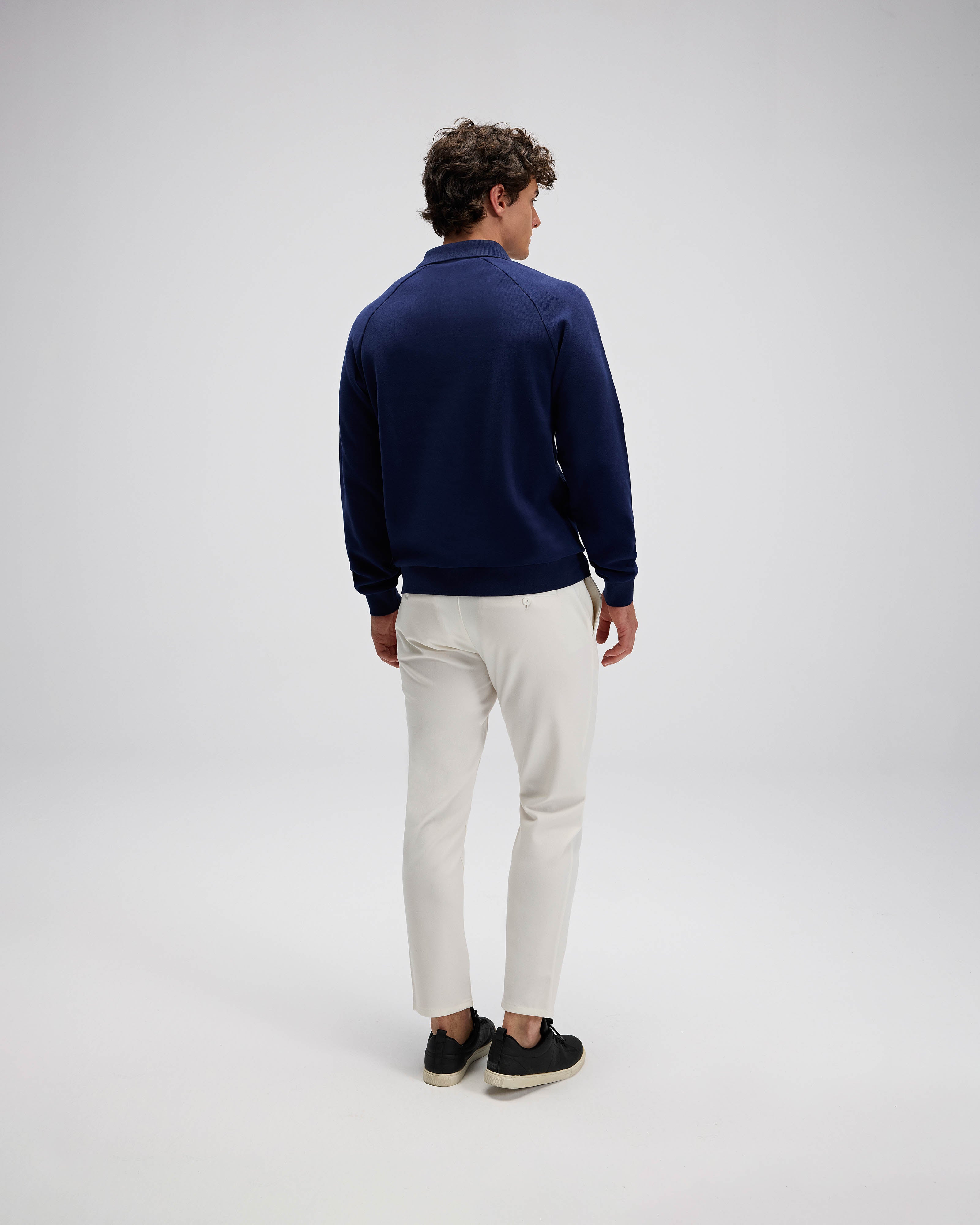 Ellesse Erkek Polo Sweatshirt Em633-Nv