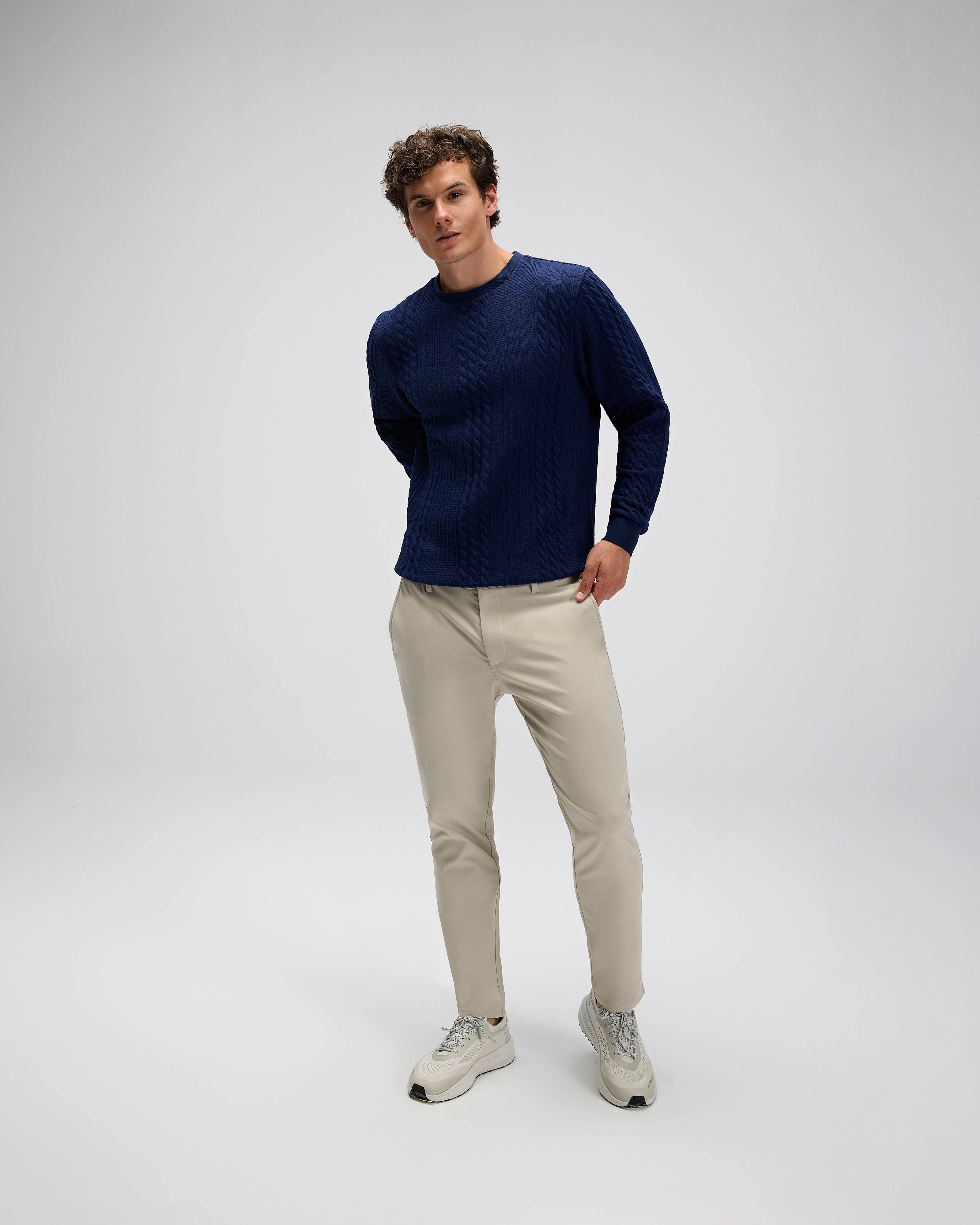 Ellesse Erkek Sweatshirt Em623-Nv