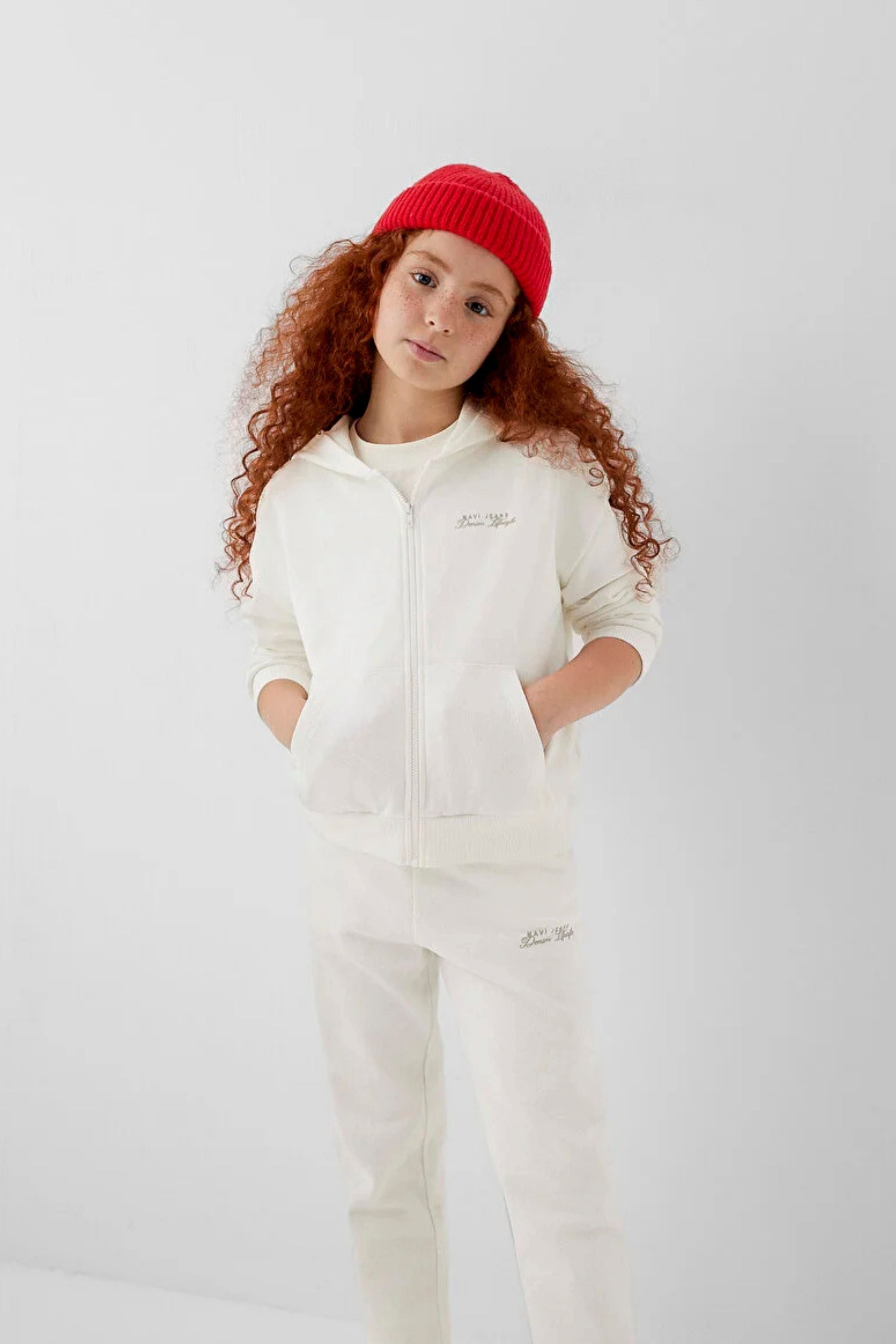 Mavi Fermuarlı Kız Çocuk Sweat M7s10227