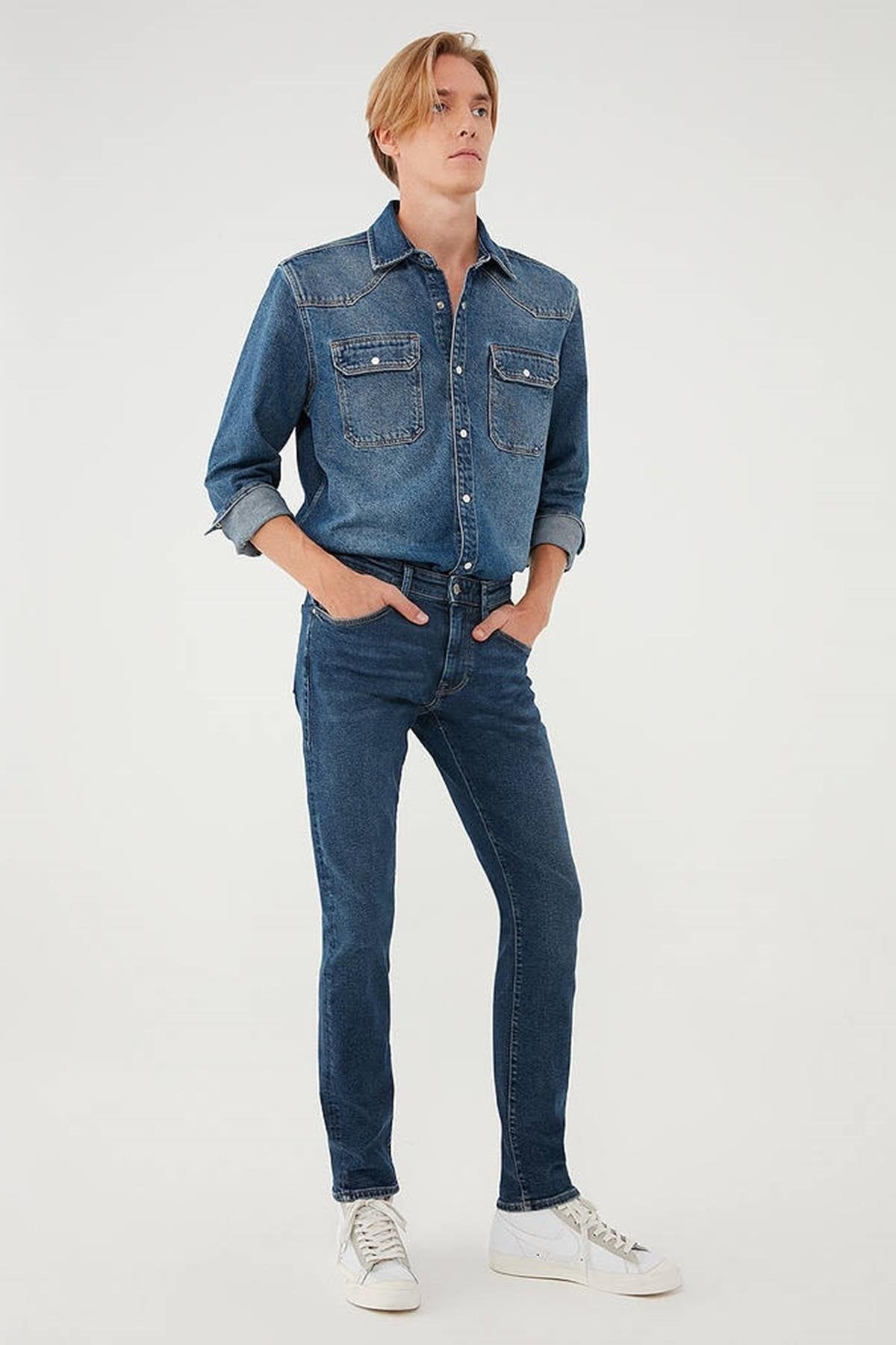 Mavi Jake Dark 90S Erkek Jean Pantolon 0042234788