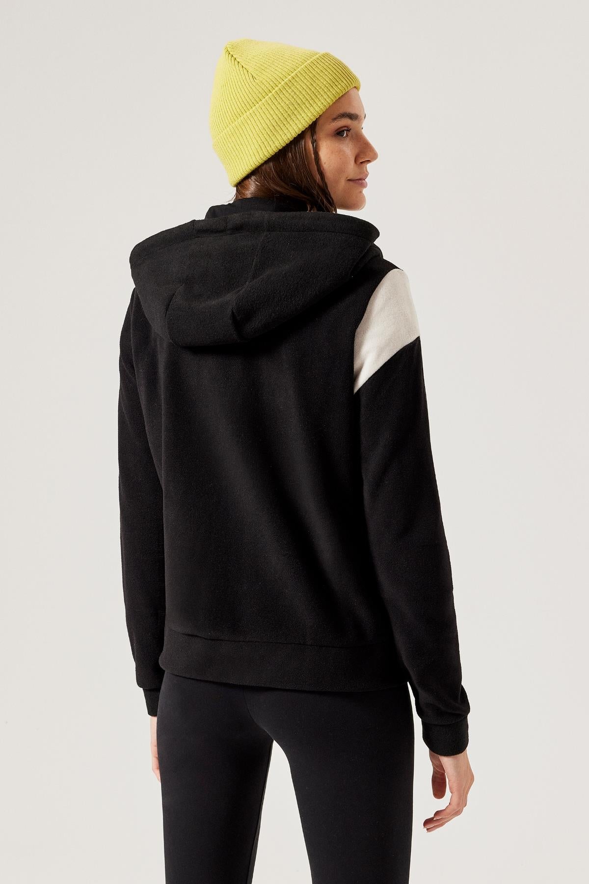 ellesse Kadın Fermuarlı Kapüşonlu Polar F014-BK