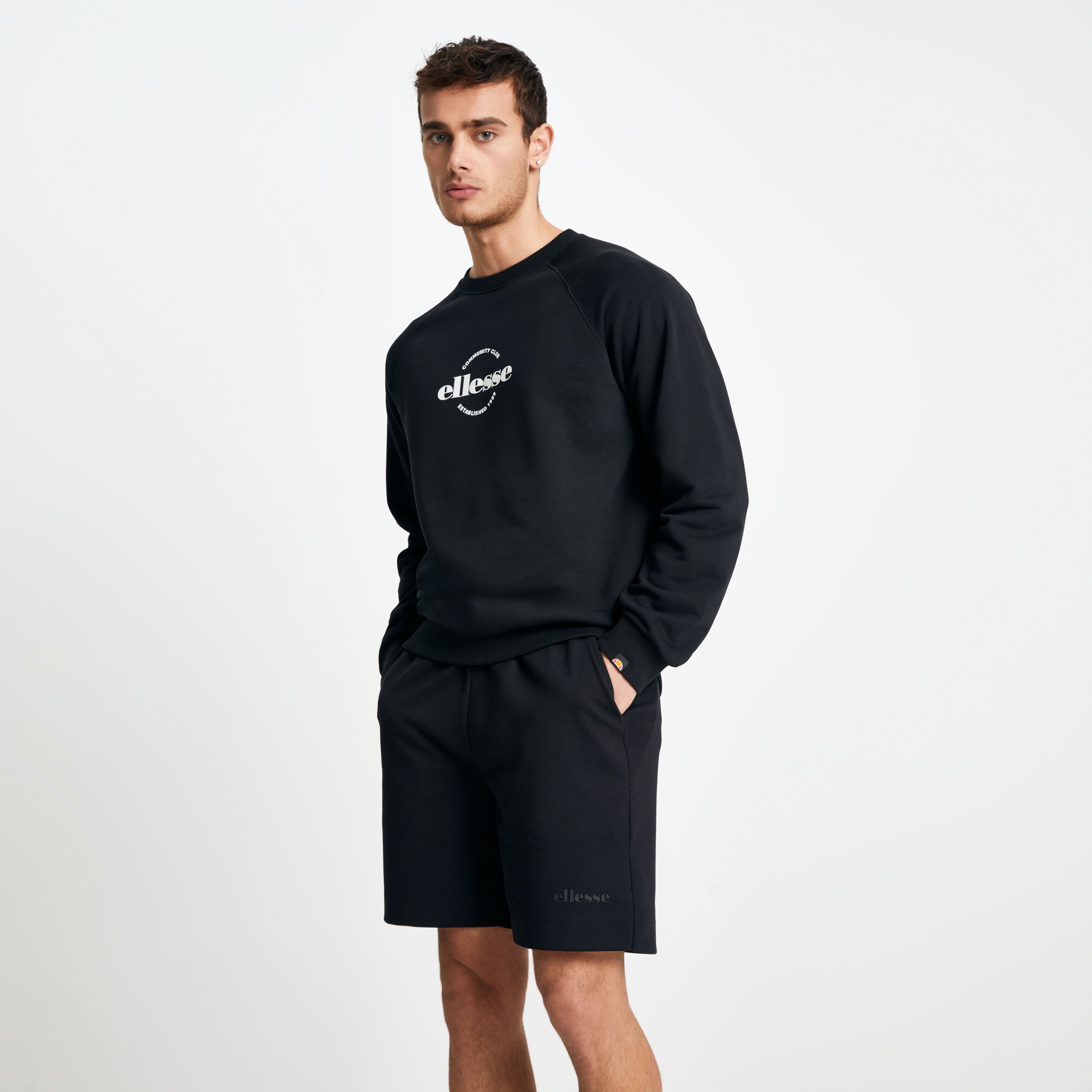 Ellesse Erkek Sweatshırt Em164-Bk