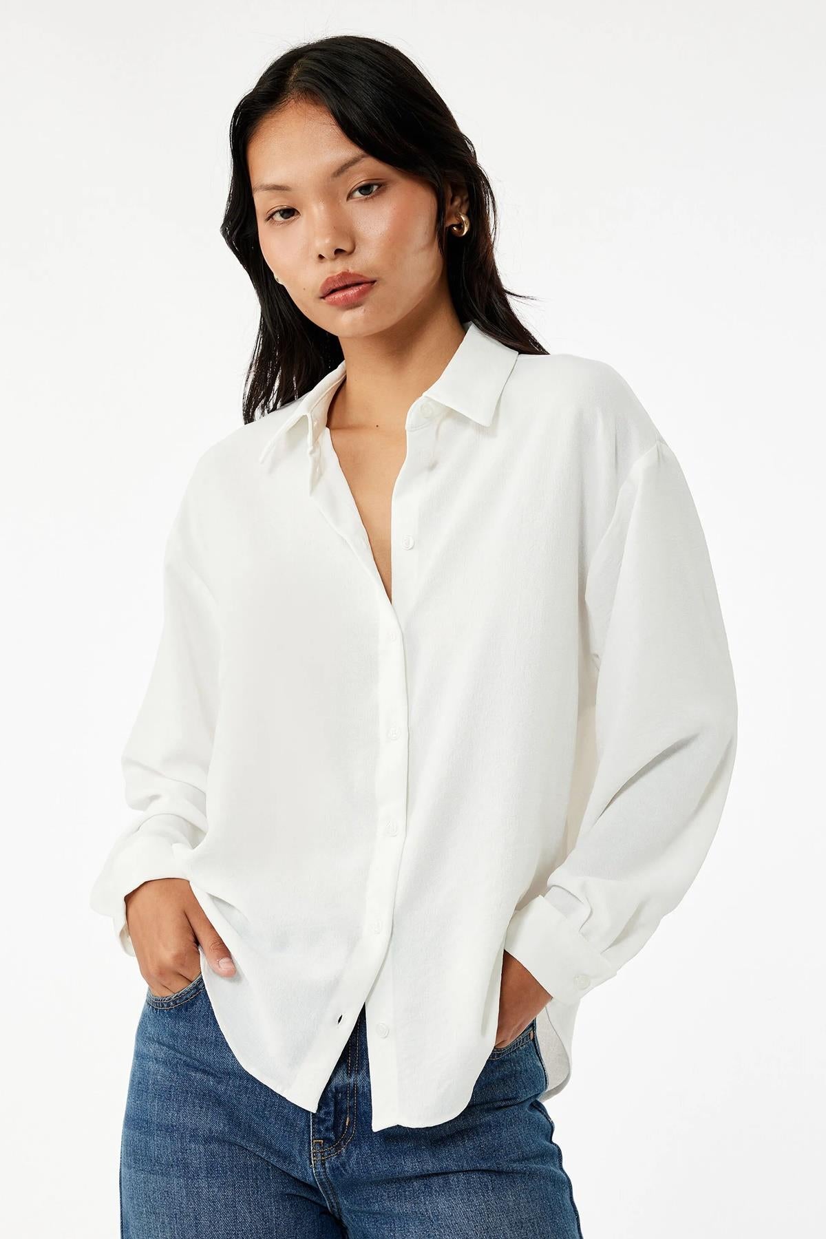 Koton Kadın Gömlek 6Wal60004Iw001