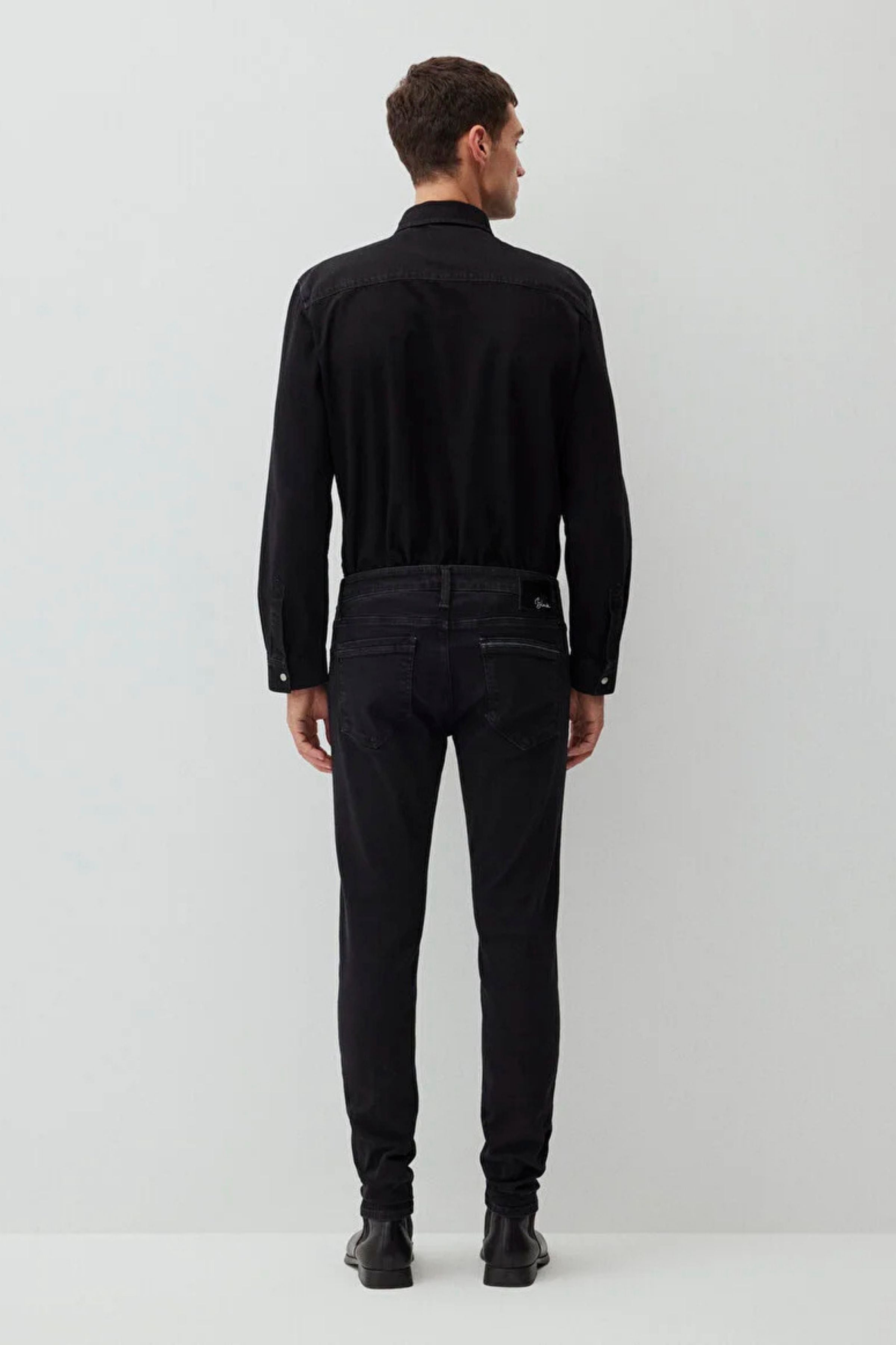 Mavi James Deep Smoke Lux Black Erkek Jean Pantolon M0042487-87866