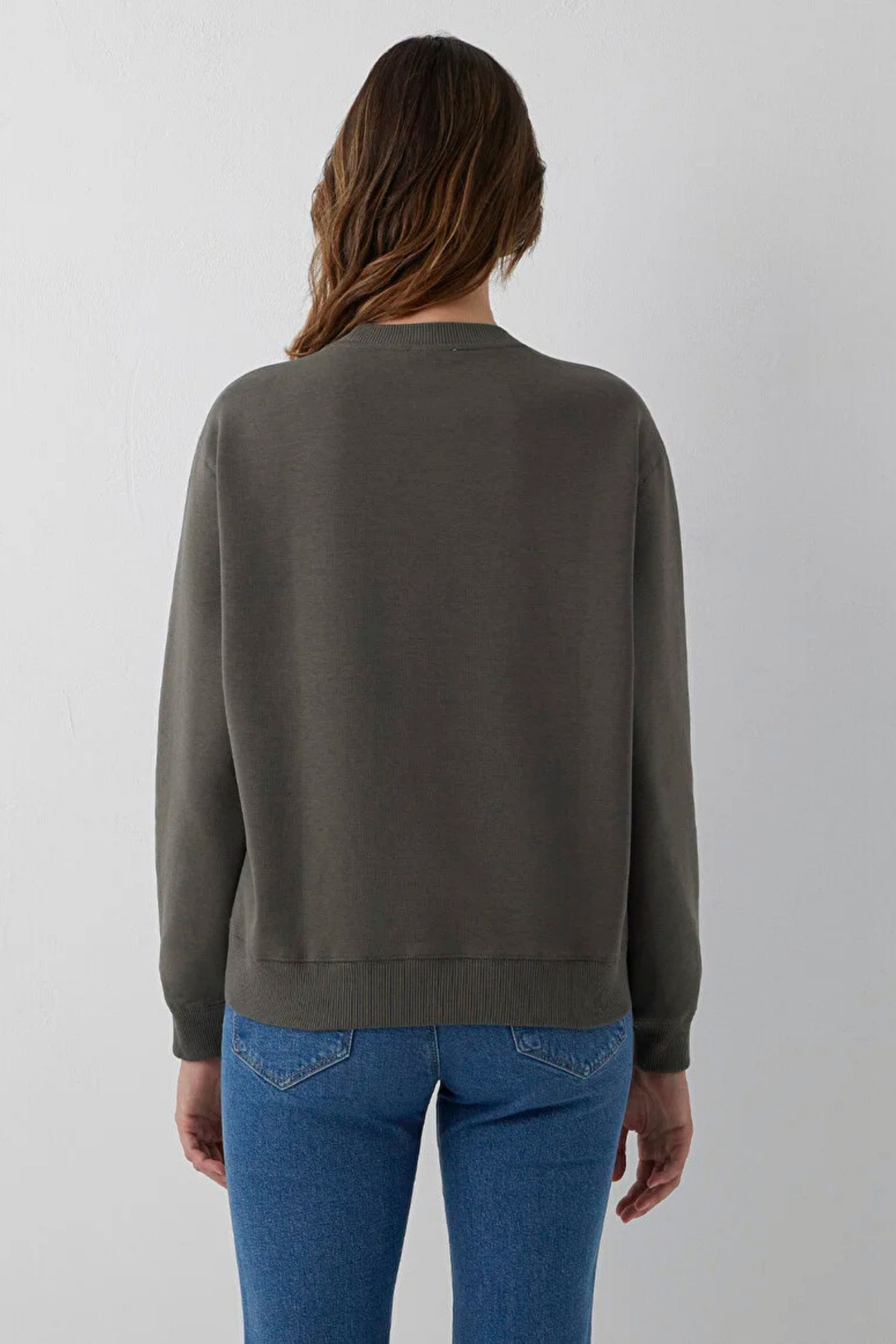 Mavi Yuvarlak Yaka Kadın Sweat M1s10571