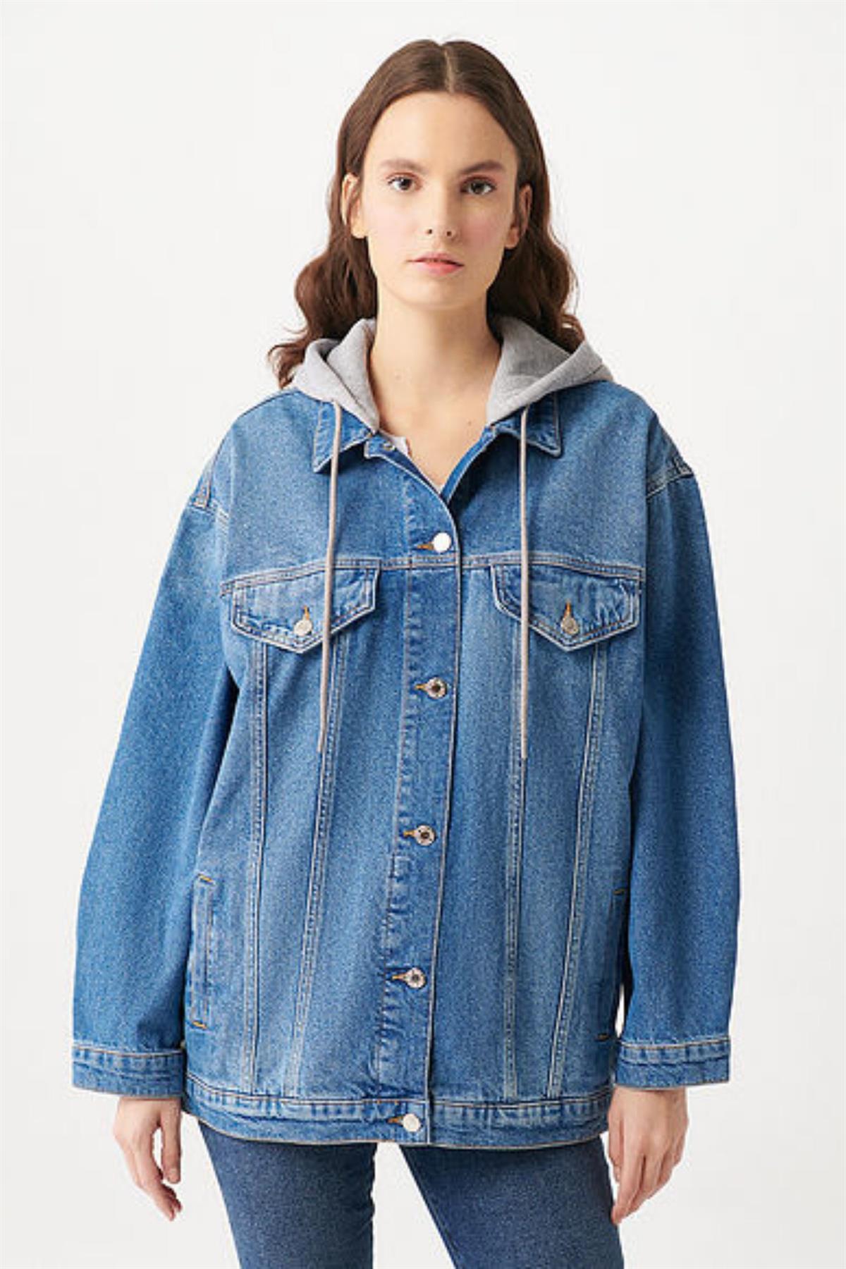 Mavi Lexa Kadın Jean Ceket M110641-35