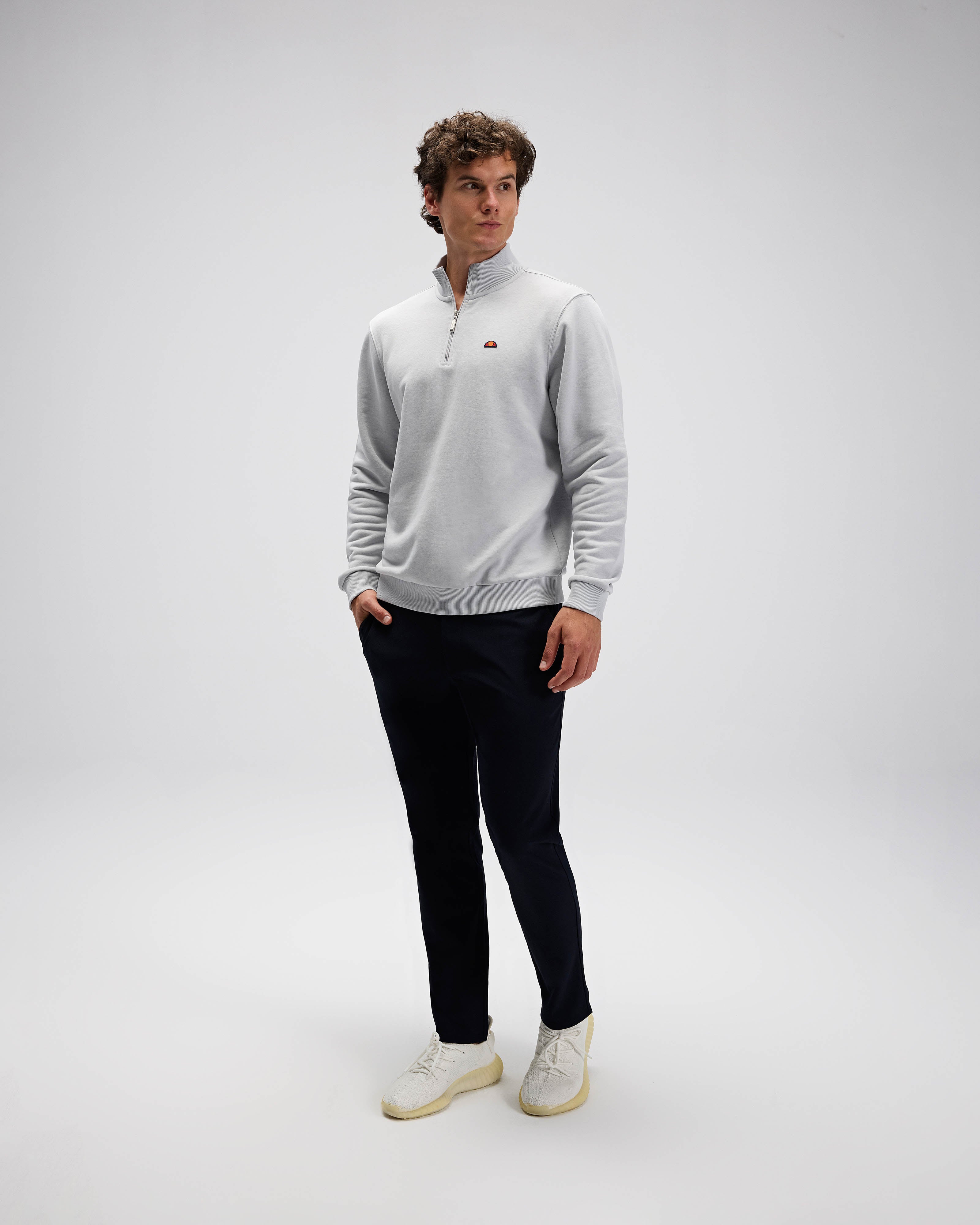 Ellesse Erkek Yarım Fermuarlı Sweat Em580-Gı