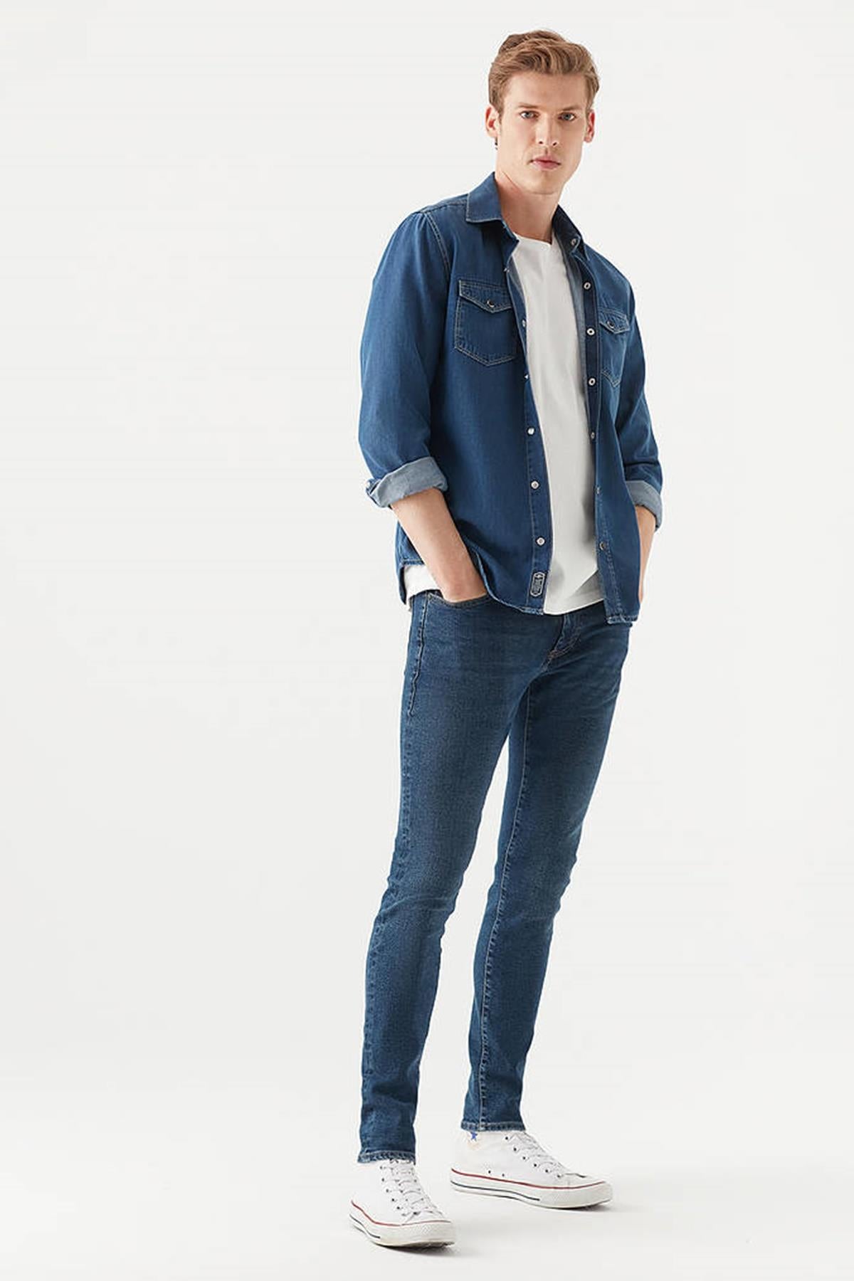 Mavi James Dark 90S Erkek Jean Pantolon 0042433452