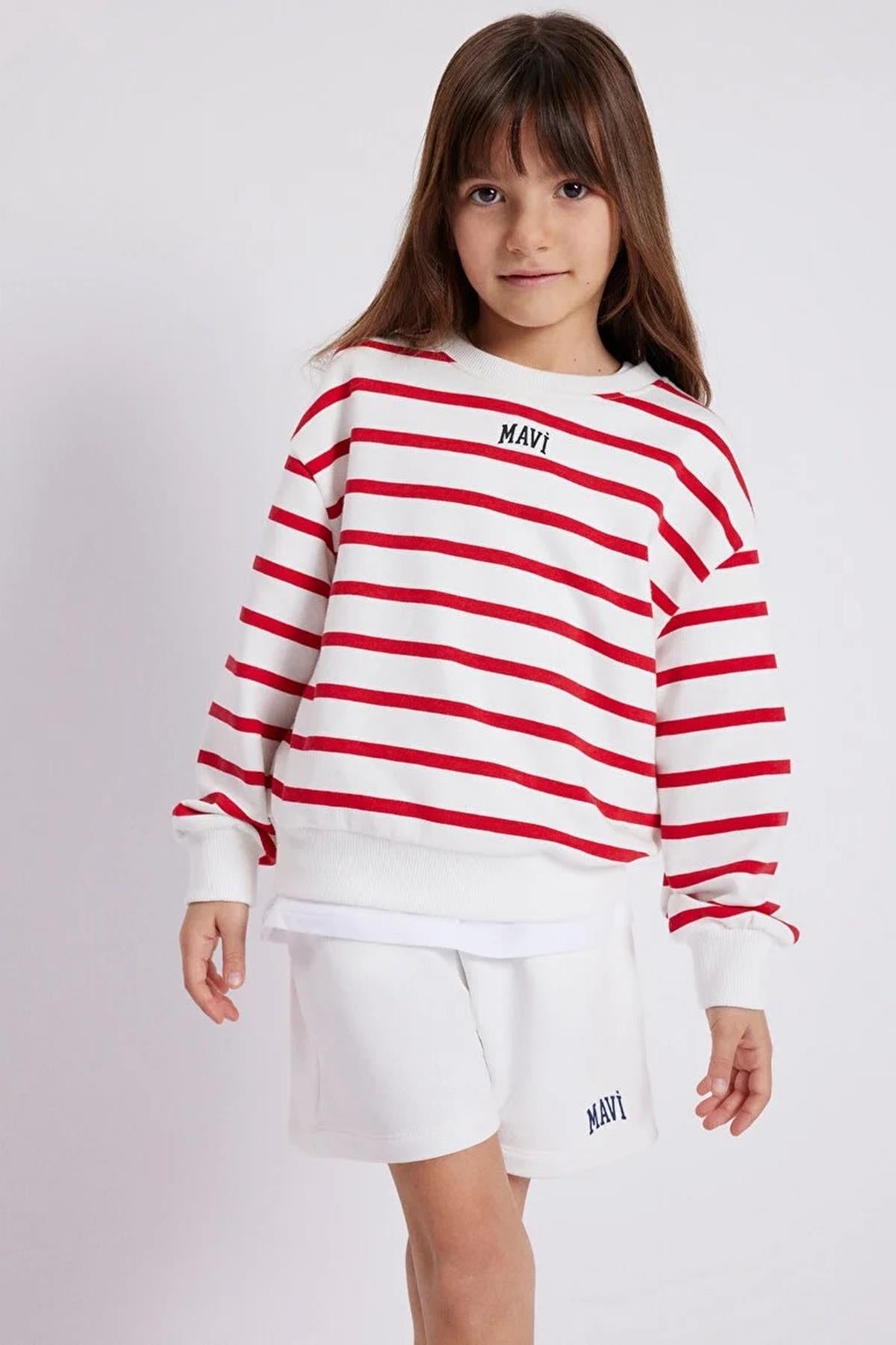 Mavi Logo Kız Çocuk Sweat M7S10038-8
