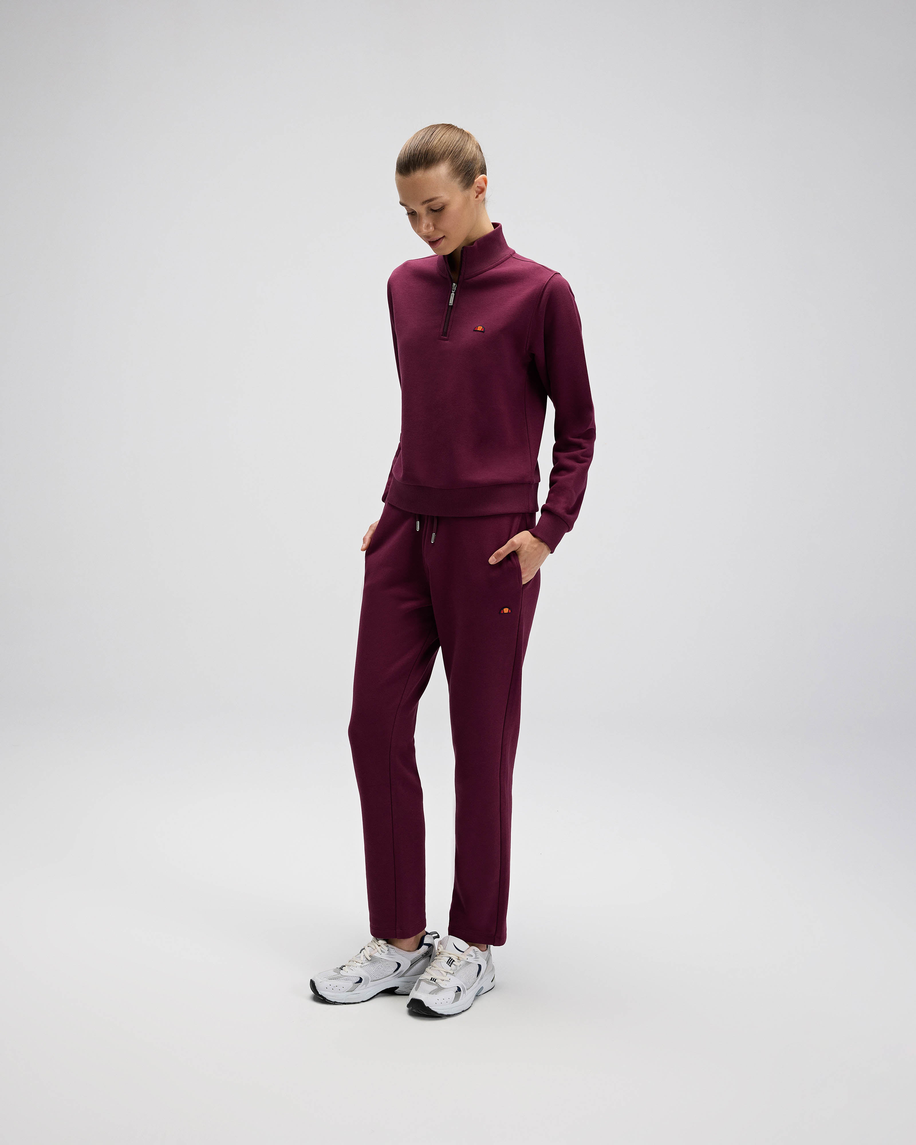 Ellesse Kadın Yarım Fermuarlı Sweat Ef557-Brd