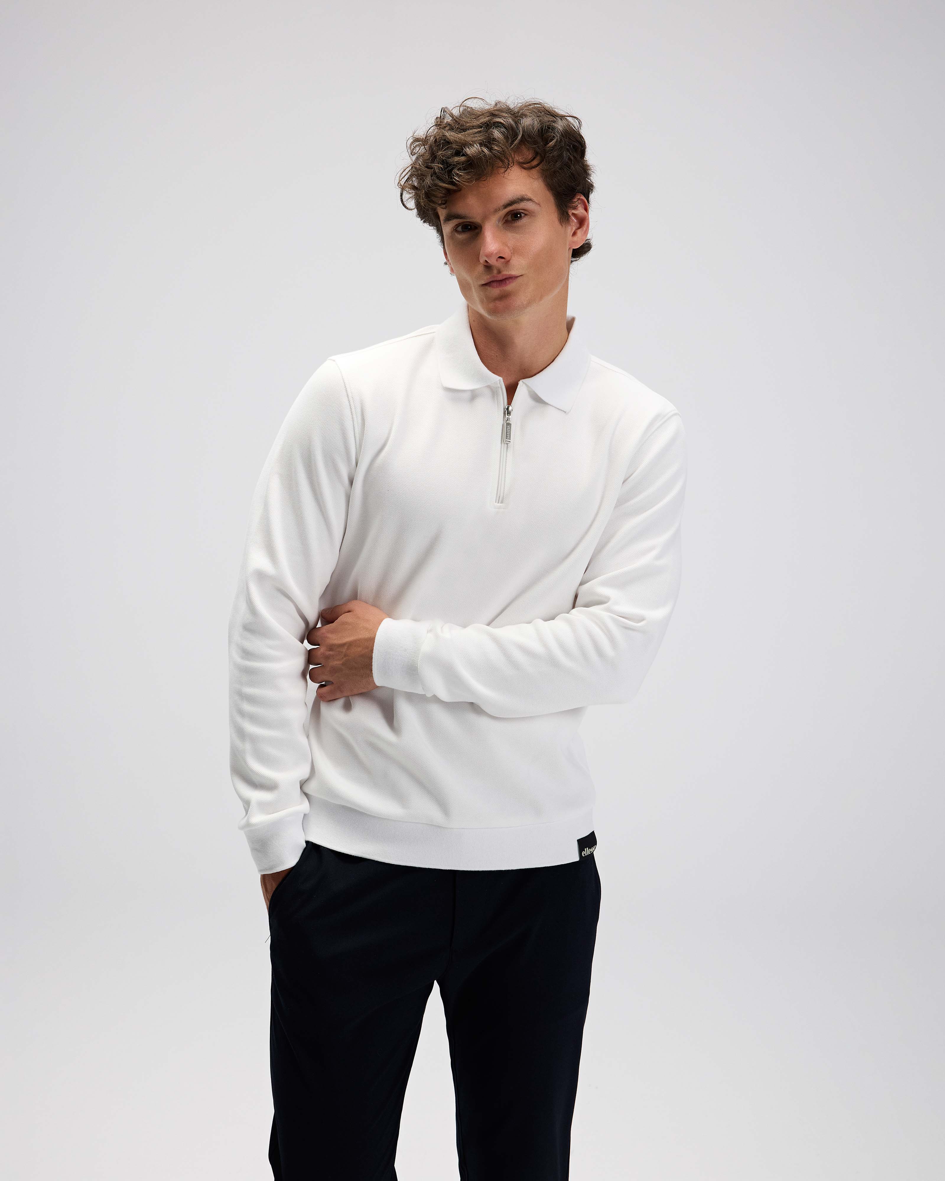 Ellesse Erkek Polo Sweatshirt Em602-Bg