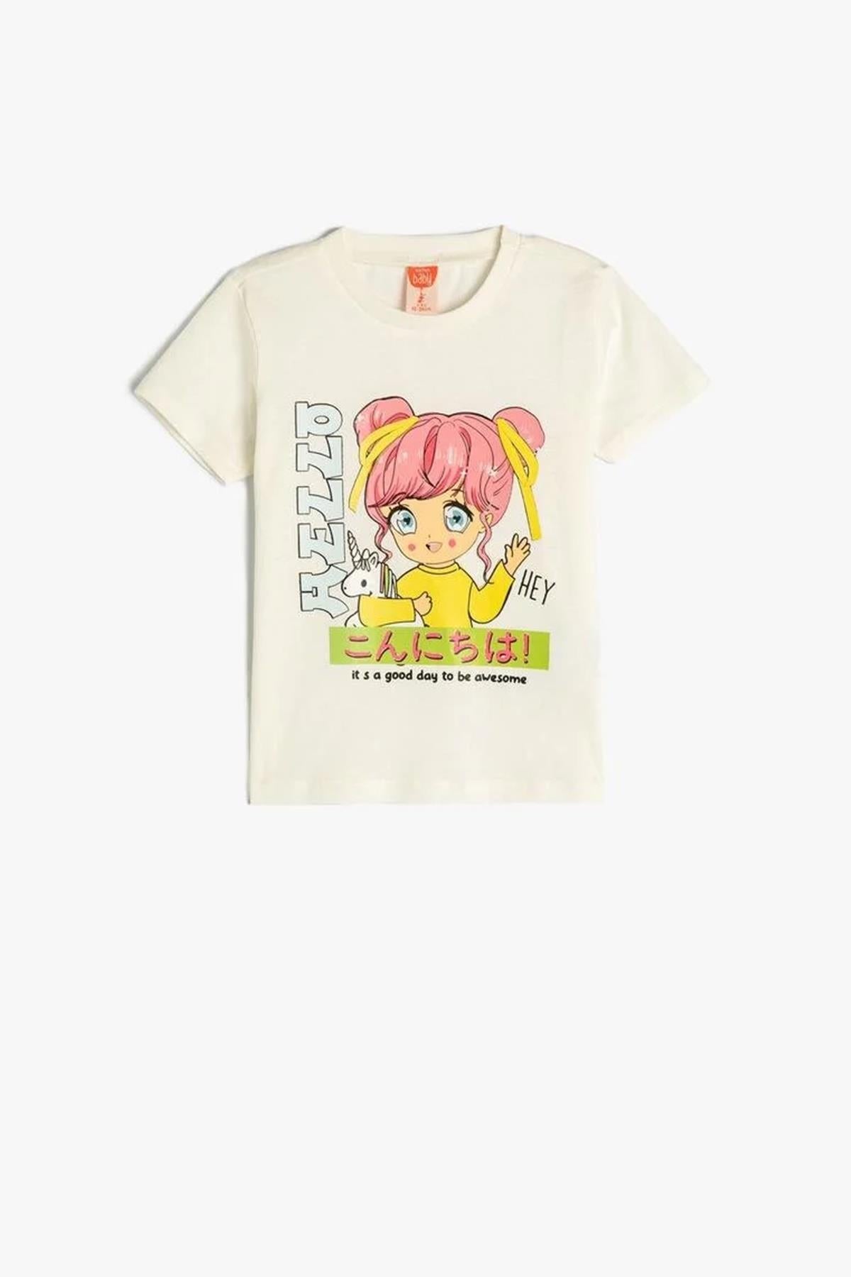 Koton Kız Bebek Tişört  31354