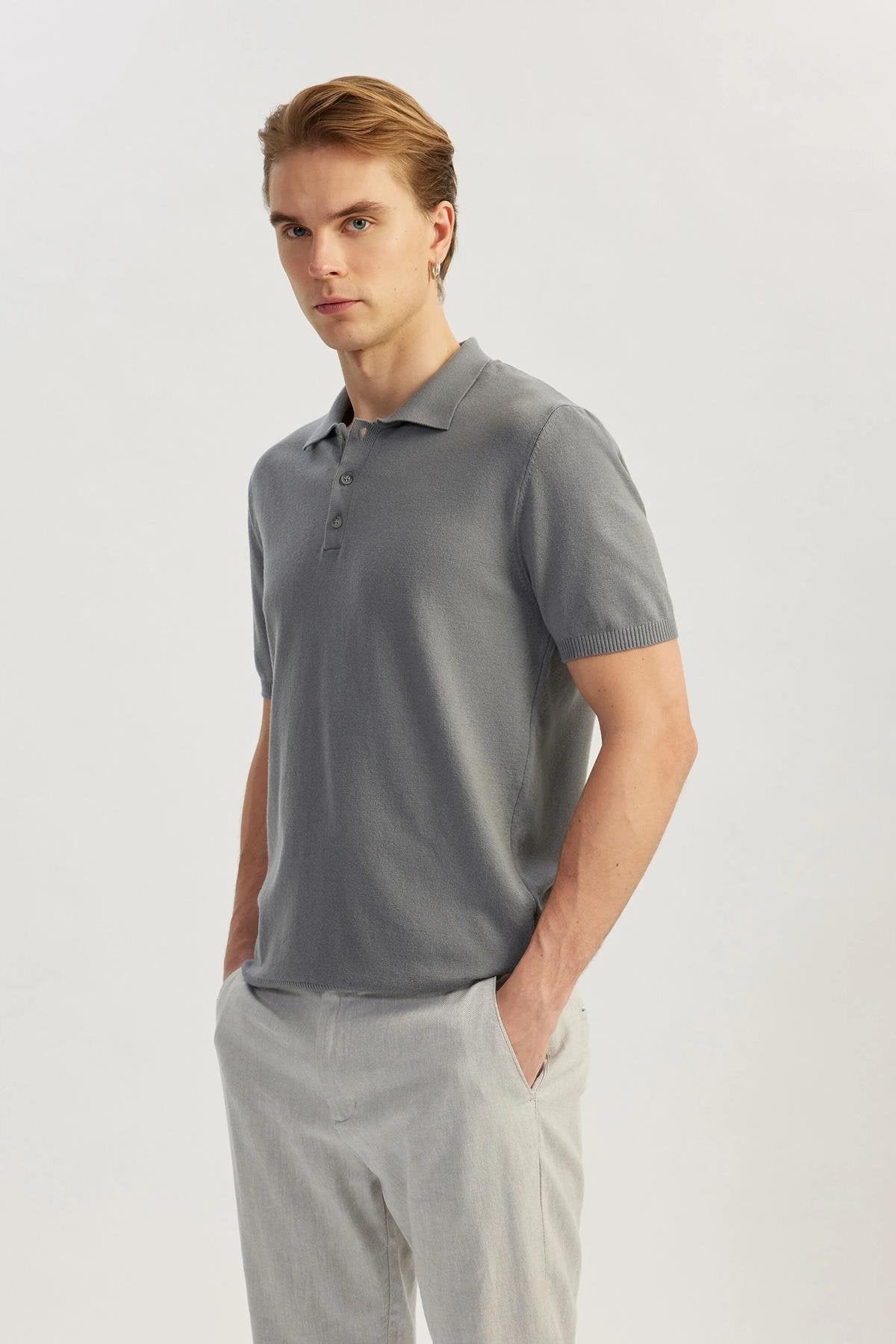 Koton Erkek Polo Yaka Tişört 5Sam70046Ht031