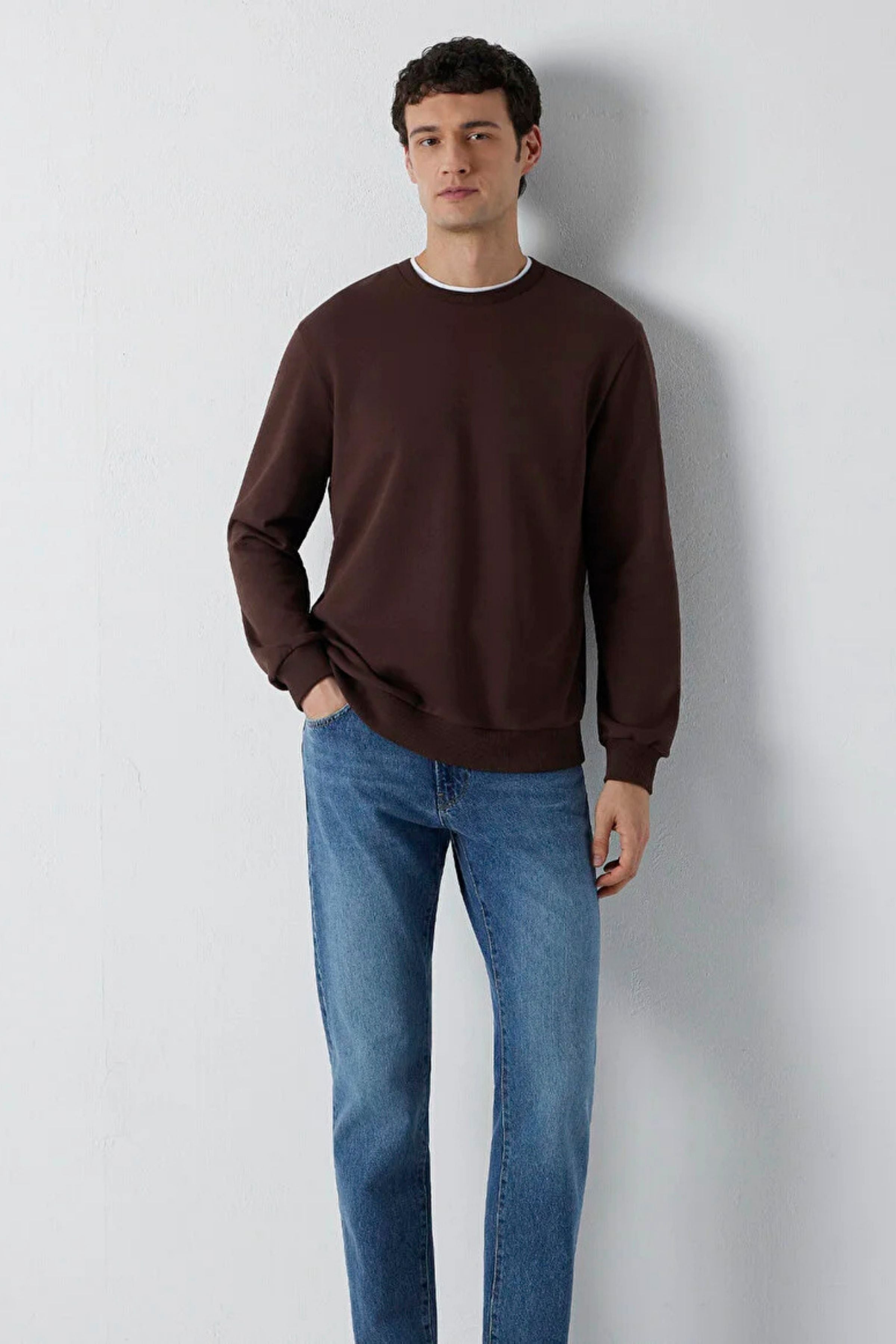 Mavi Bisiklet Yaka Erkek Sweat M0S10457-88062