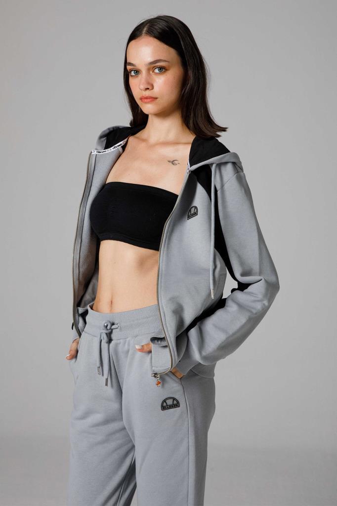 Ellesse Fermuarlı Kapüşonlu Kadın Sweat EF198-GI