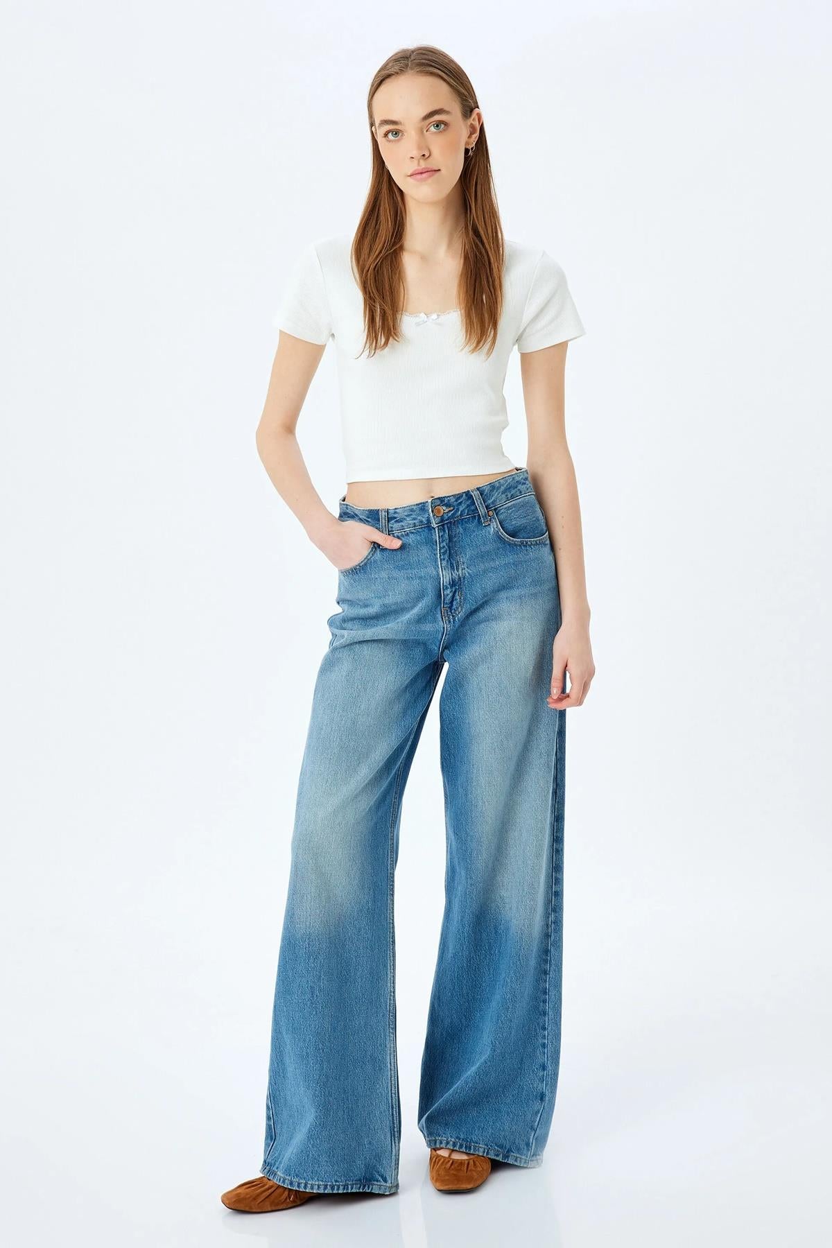 Koton Kadın Tişört 5Sal10194Ik010