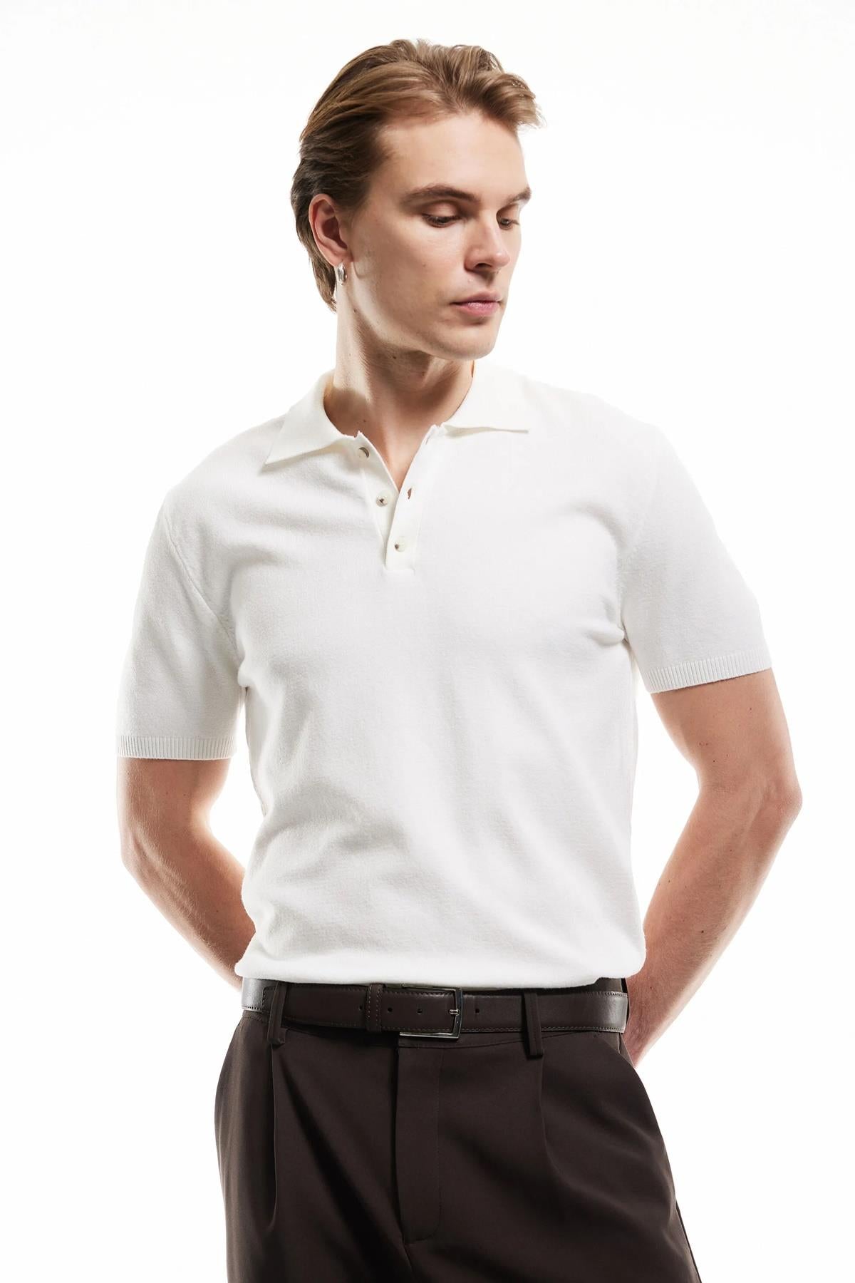 Koton Erkek Polo Yaka Tişört 5Sam70046Ht010
