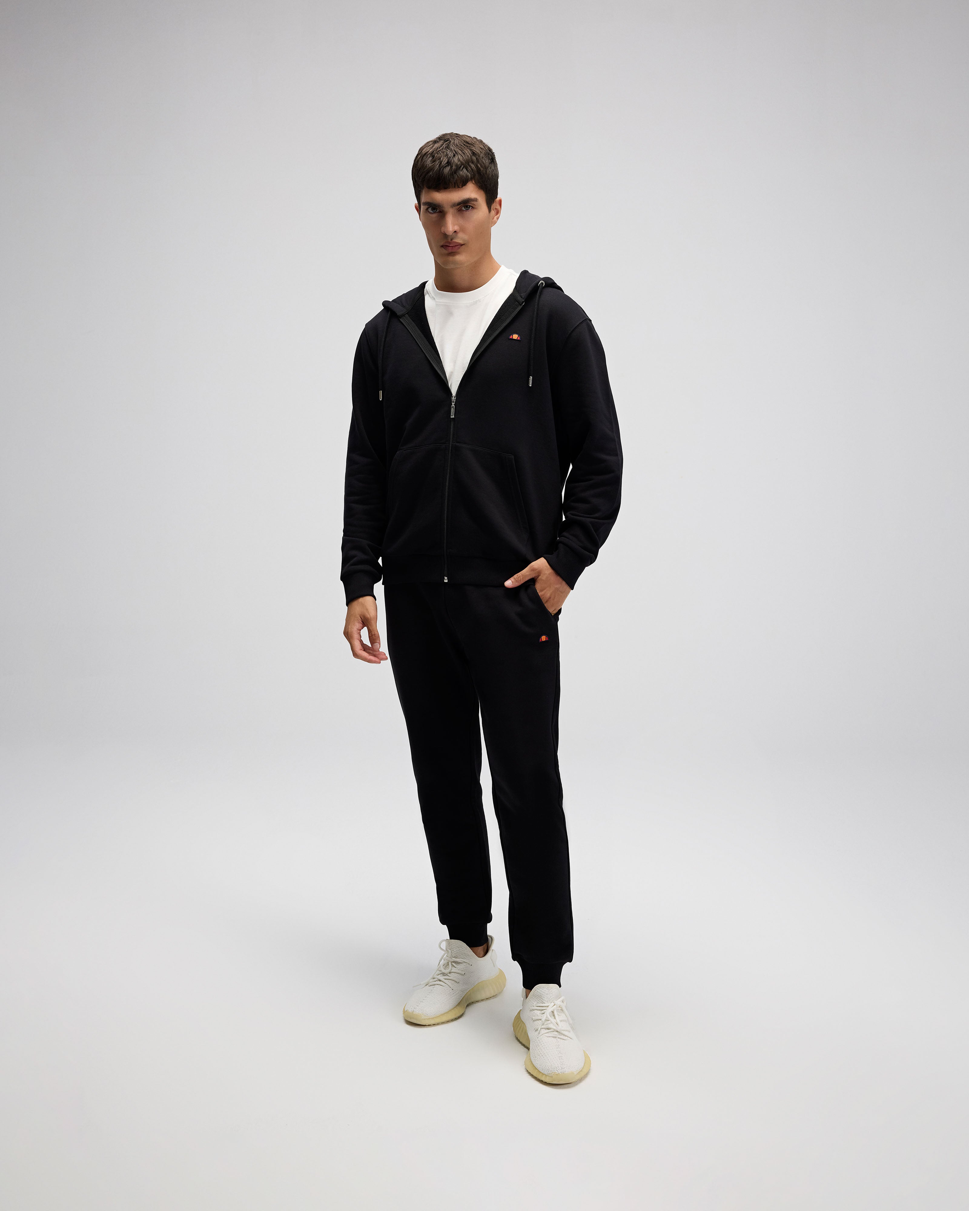 Ellesse Erkek Fermuarlı Kapüşonlu Sweat Em581-Bk